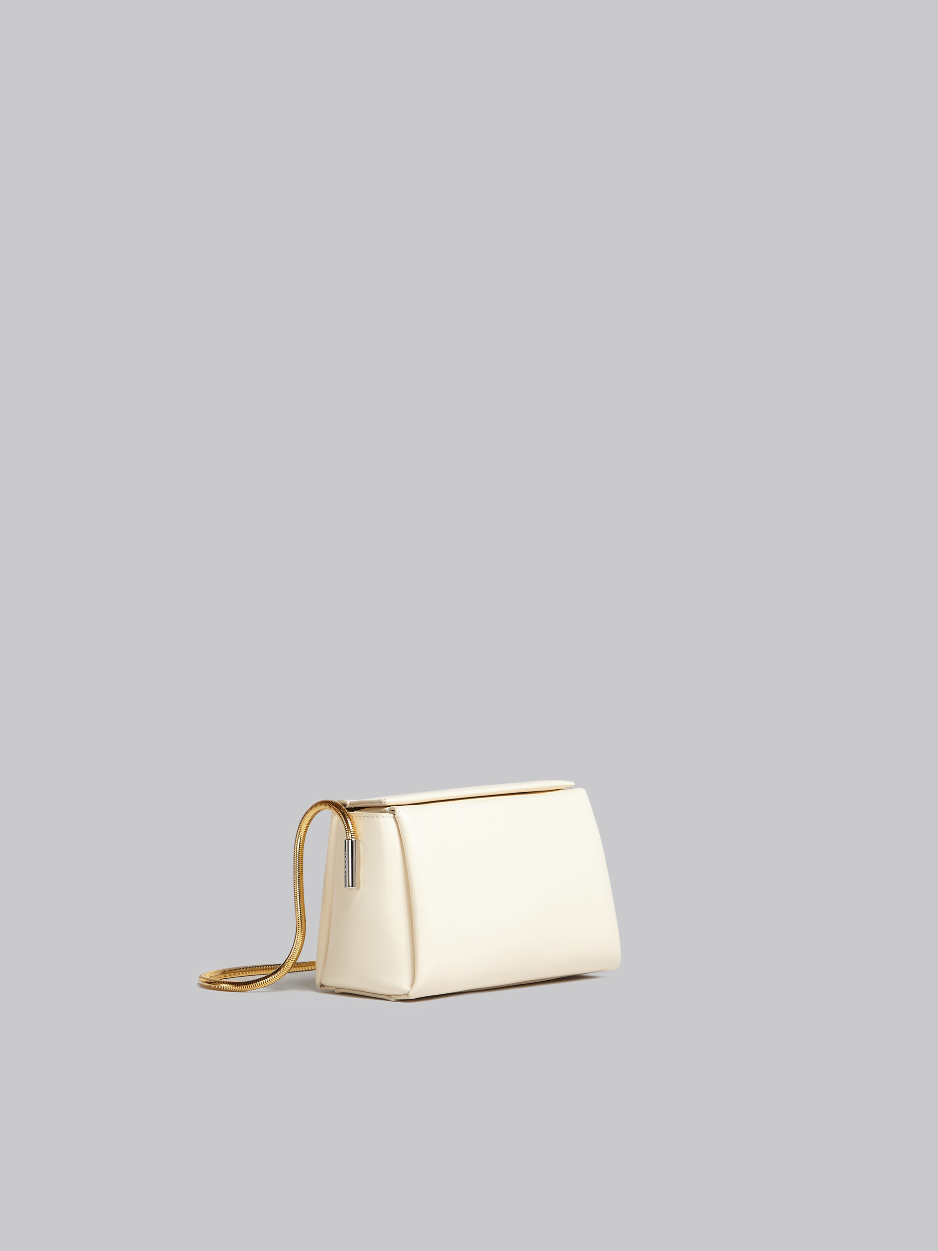 Toggle Small Bag in ivory white leather - Shoulder Bag - Image 5