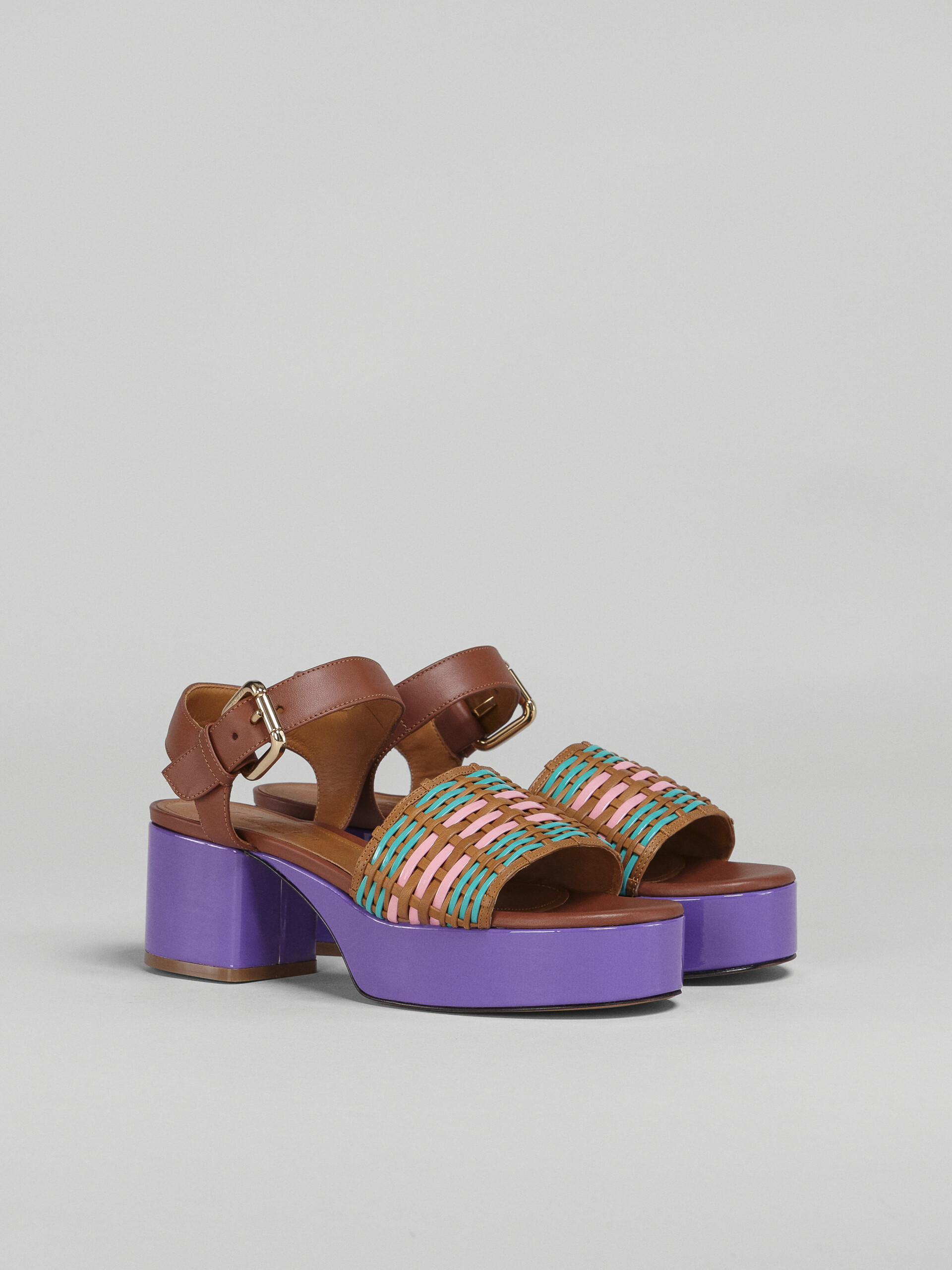 Hand woven vegetable-tanned leather sandal - Sandals - Image 2