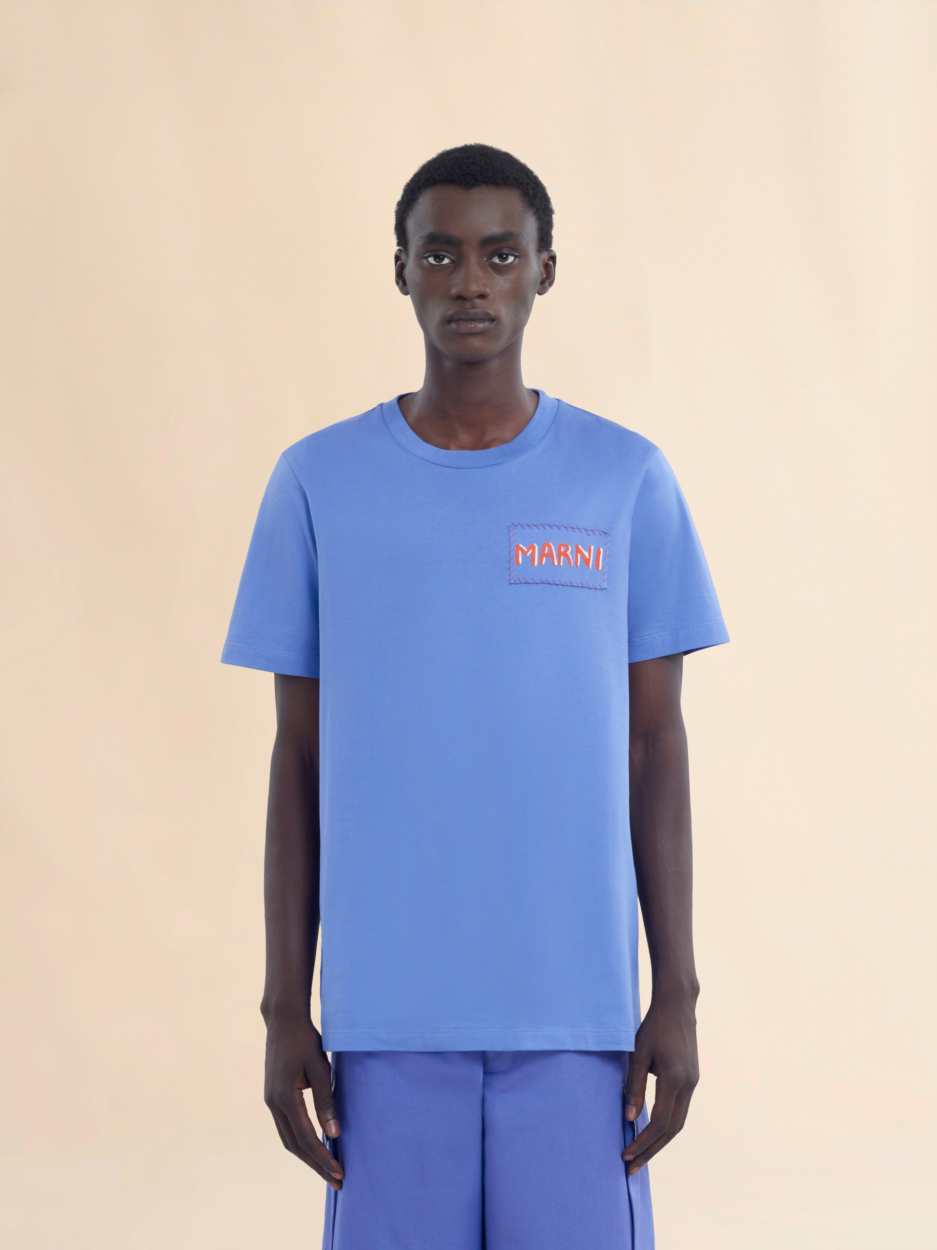 Indigo crew neck T-shirt - Shirts - Image 2