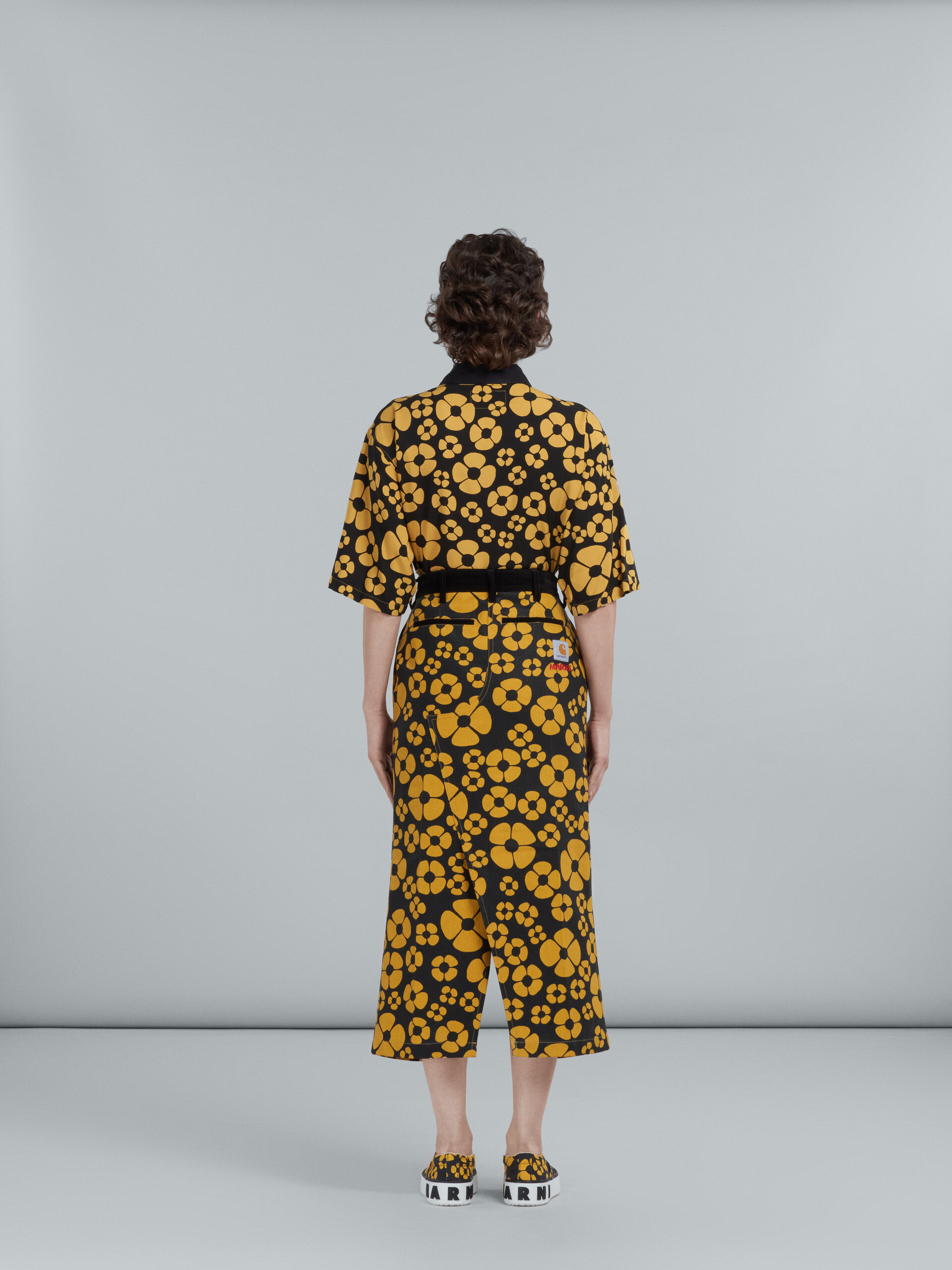 MARNI x CARHARTT WIP - yellow midi skirt - Skirts - Image 3