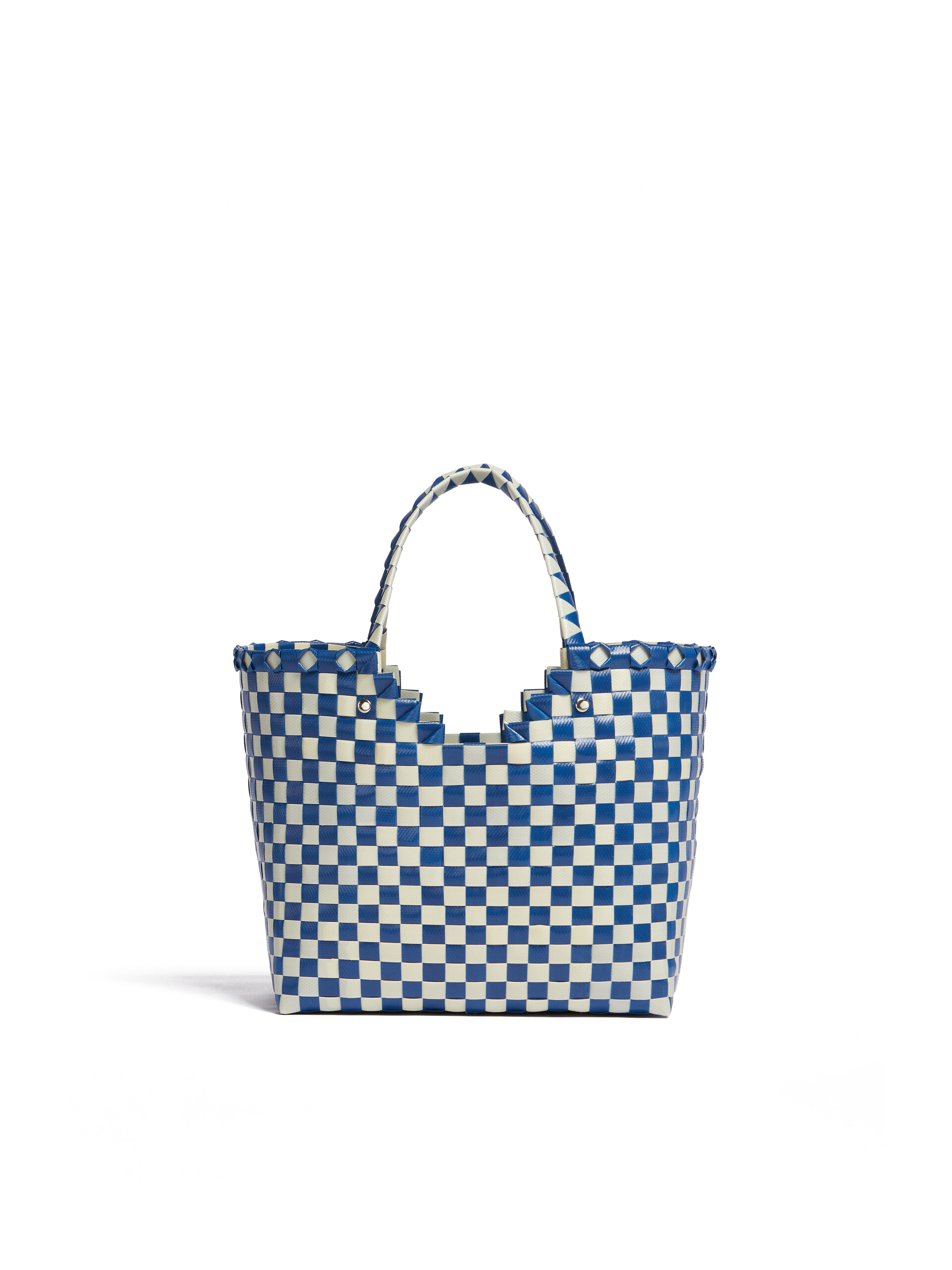 Blue and white MARNI MARKET LOVE BASKET bag - Bags - Image 3
