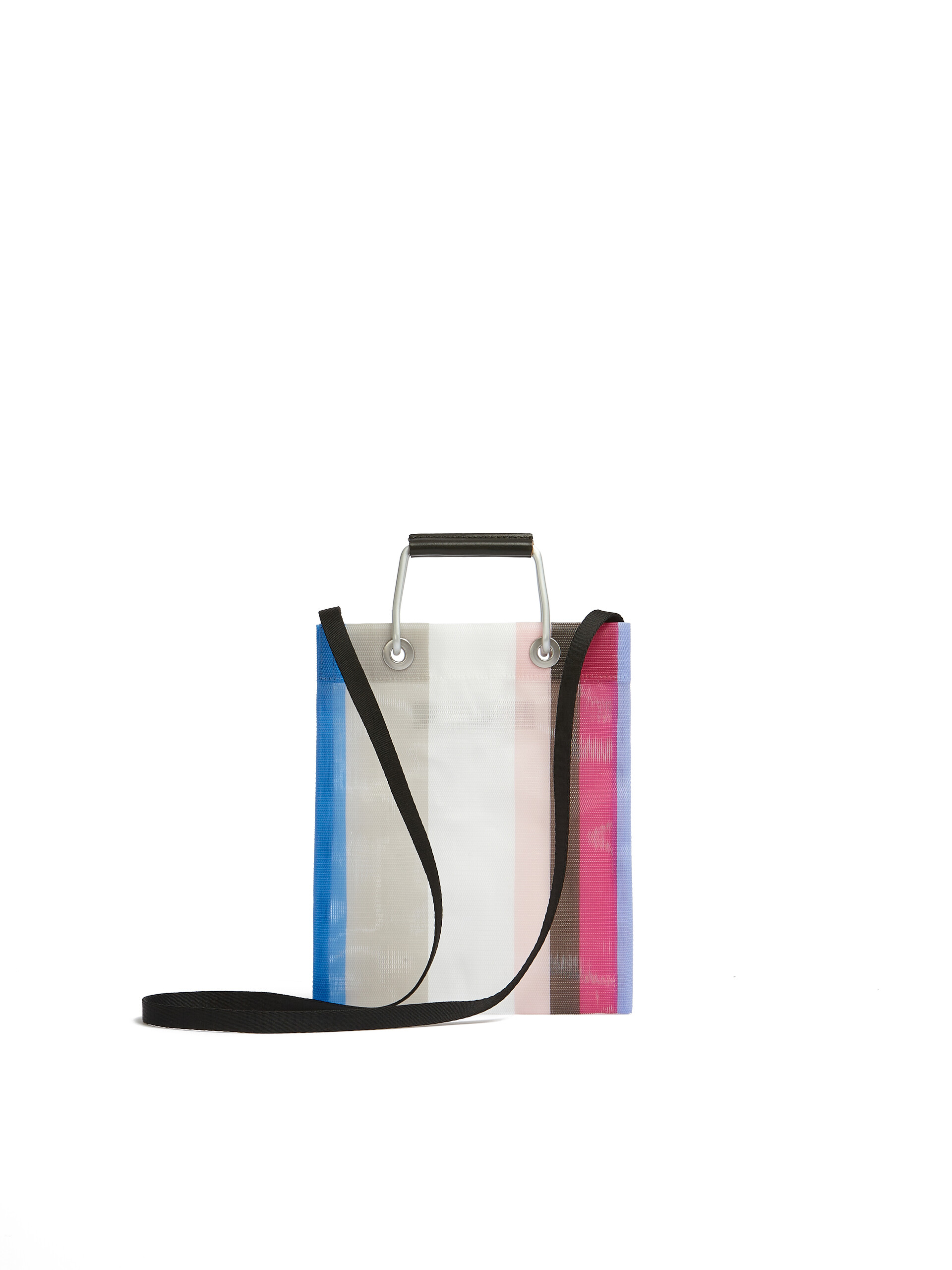 グリーンブルー(ターコイズ) MARNI MARKET STRIPE MINI SHOULDER BAG - ハンドバッグ - Image 3