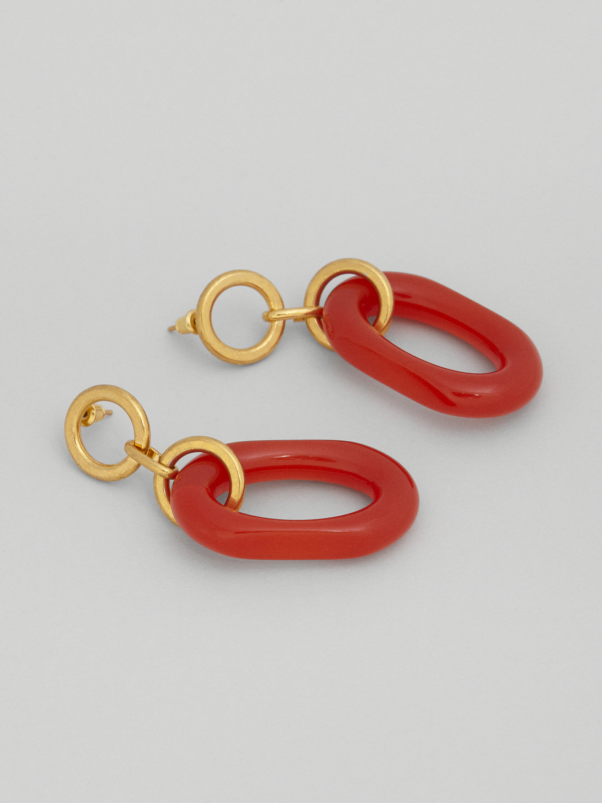 Resin and metal VERTIGO earrings - Earrings - Image 4