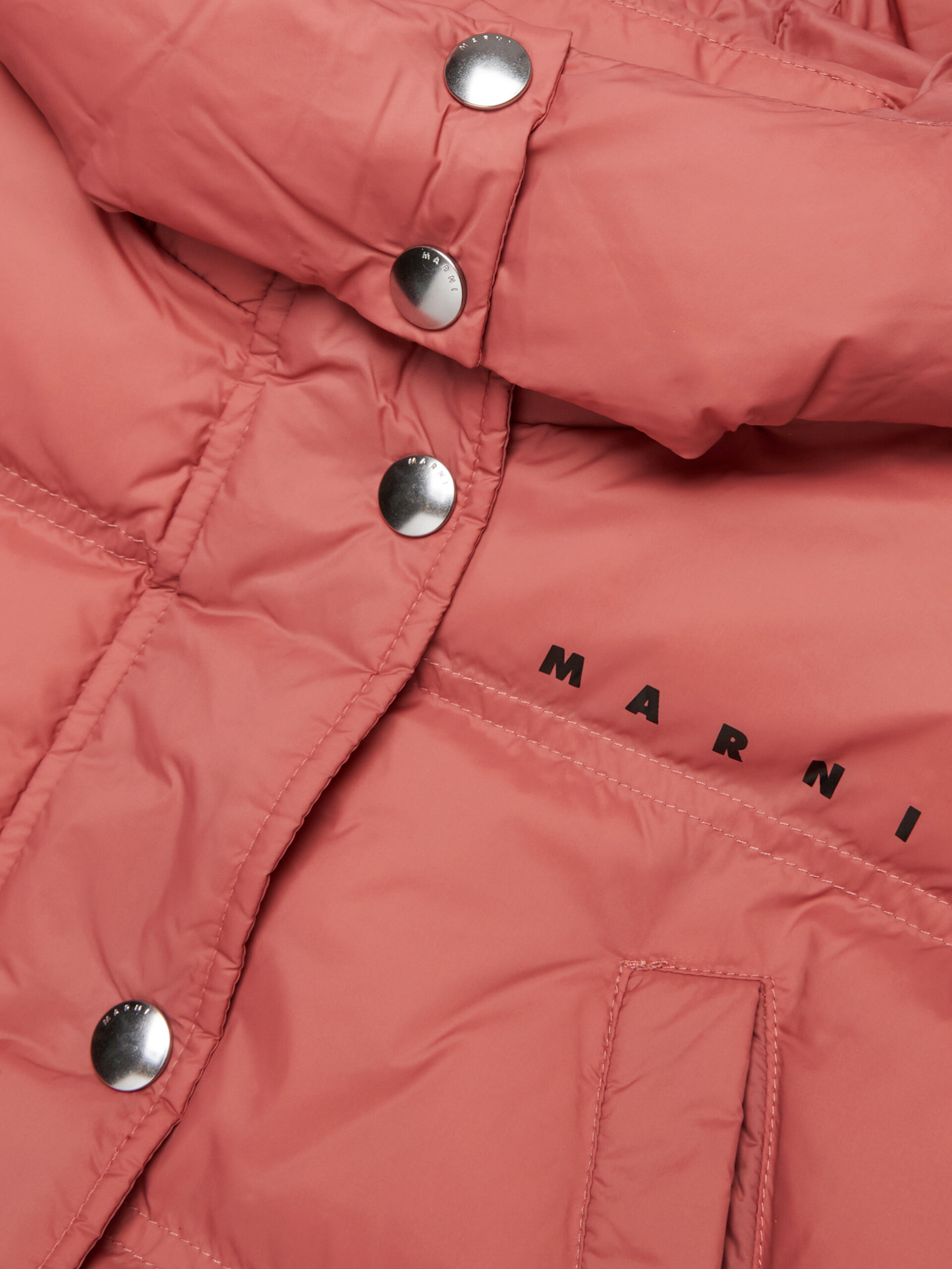 Cropped hooded padded jacket - Jackets - Image 4