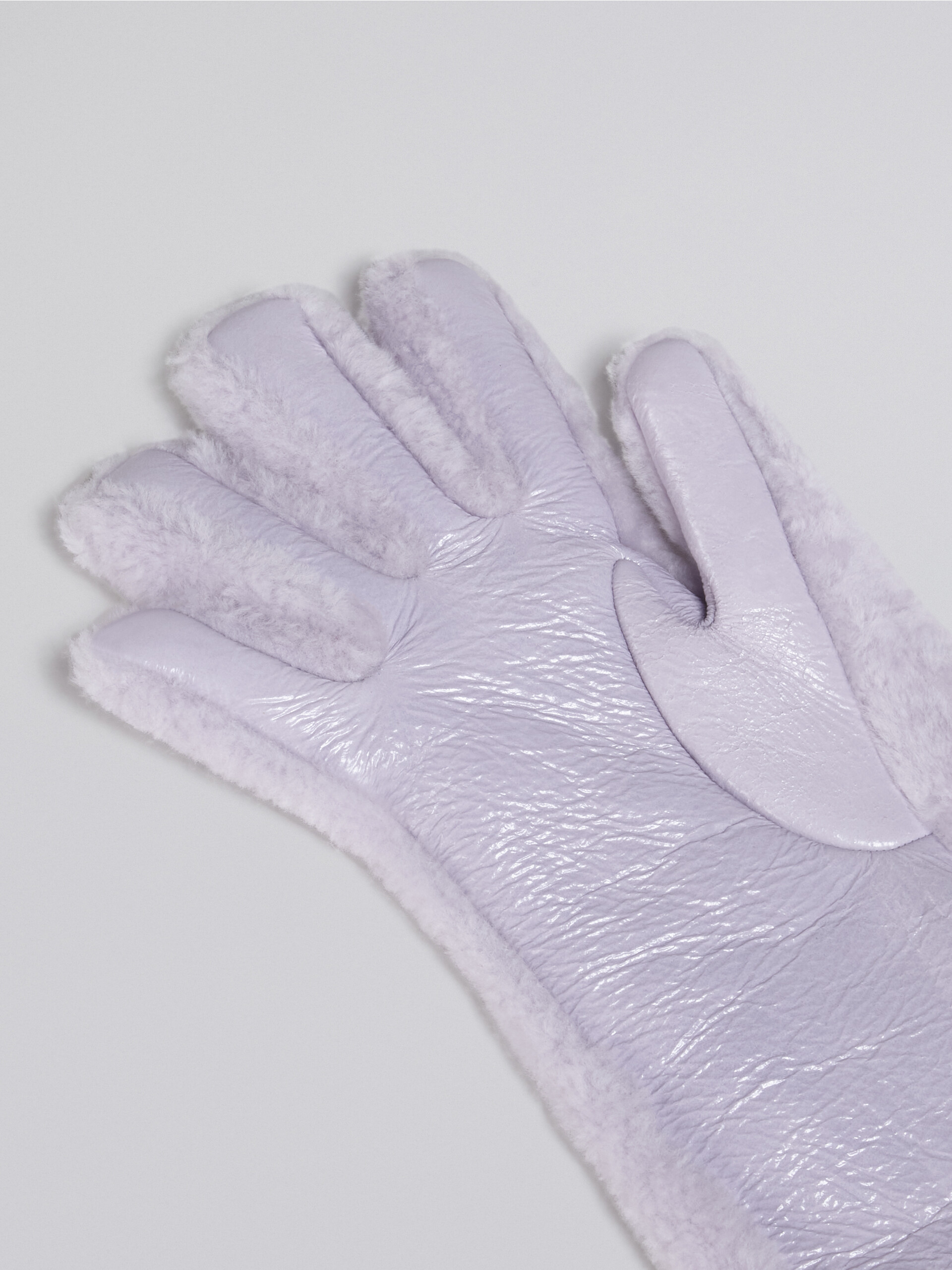 Shearling gloves - Gloves - Image 2