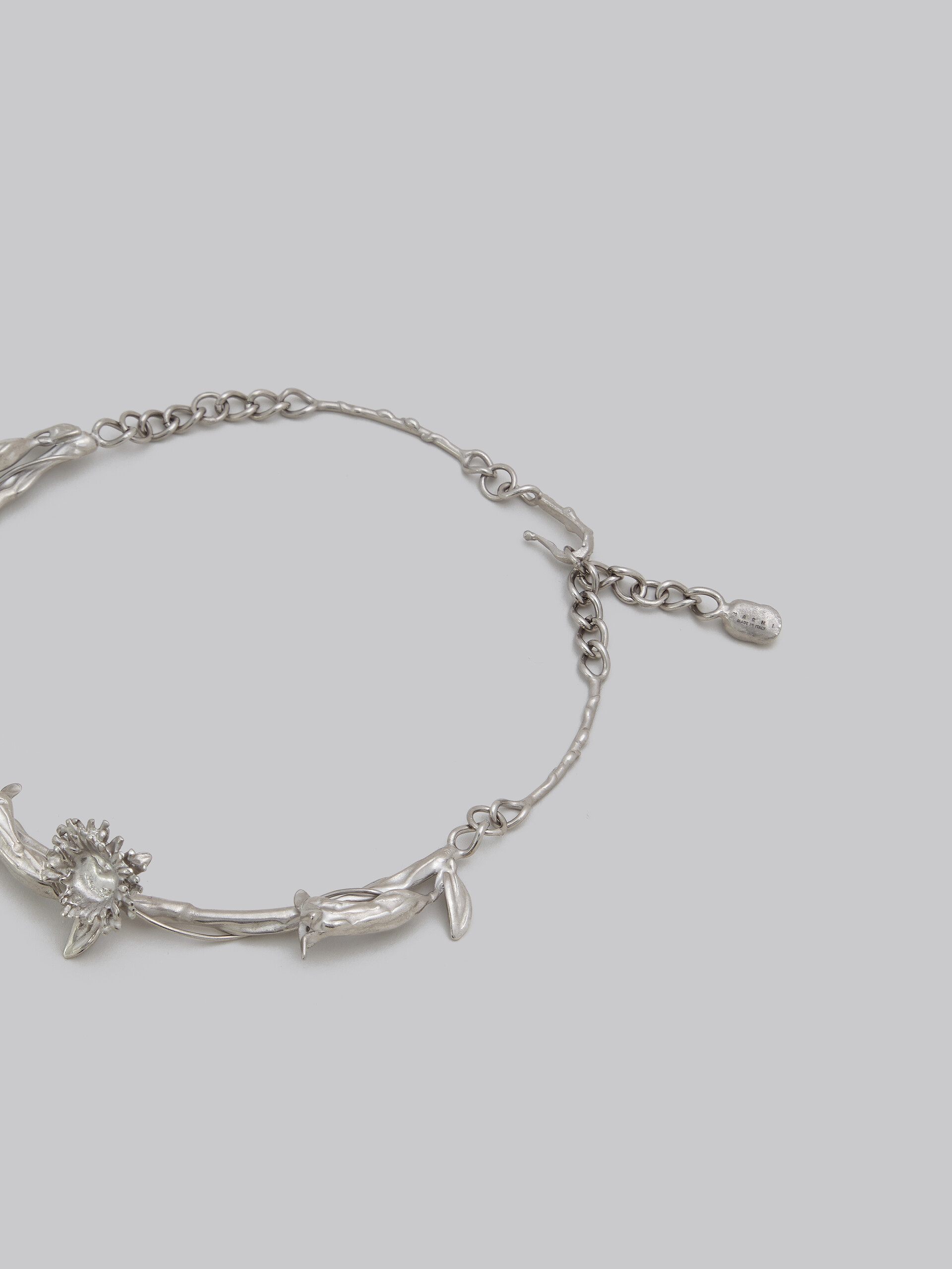 Metal calla lily necklace - Necklaces - Image 4