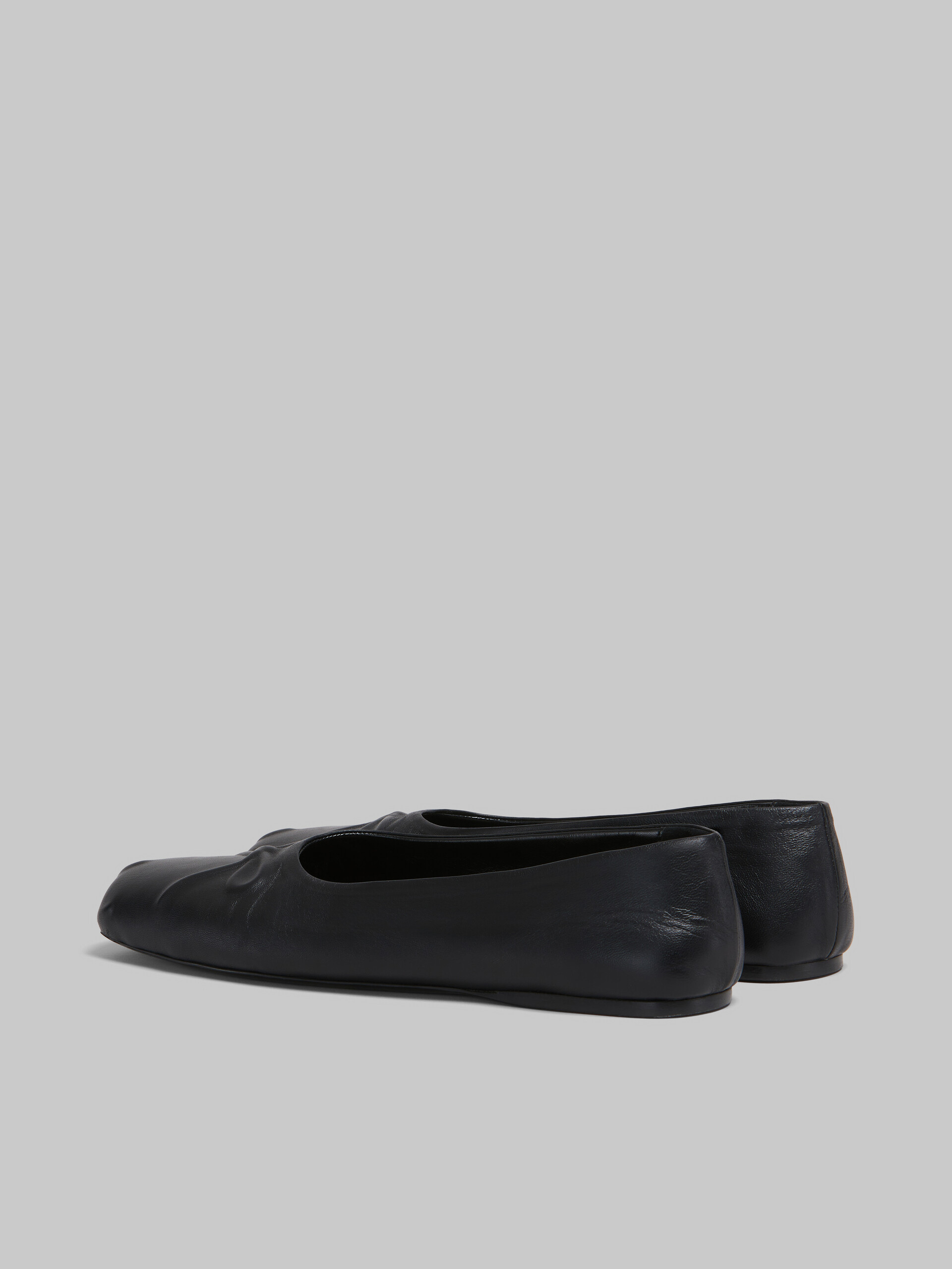 Black nappa leather Little Bow ballet flat - Ballet Shoes - Image 3