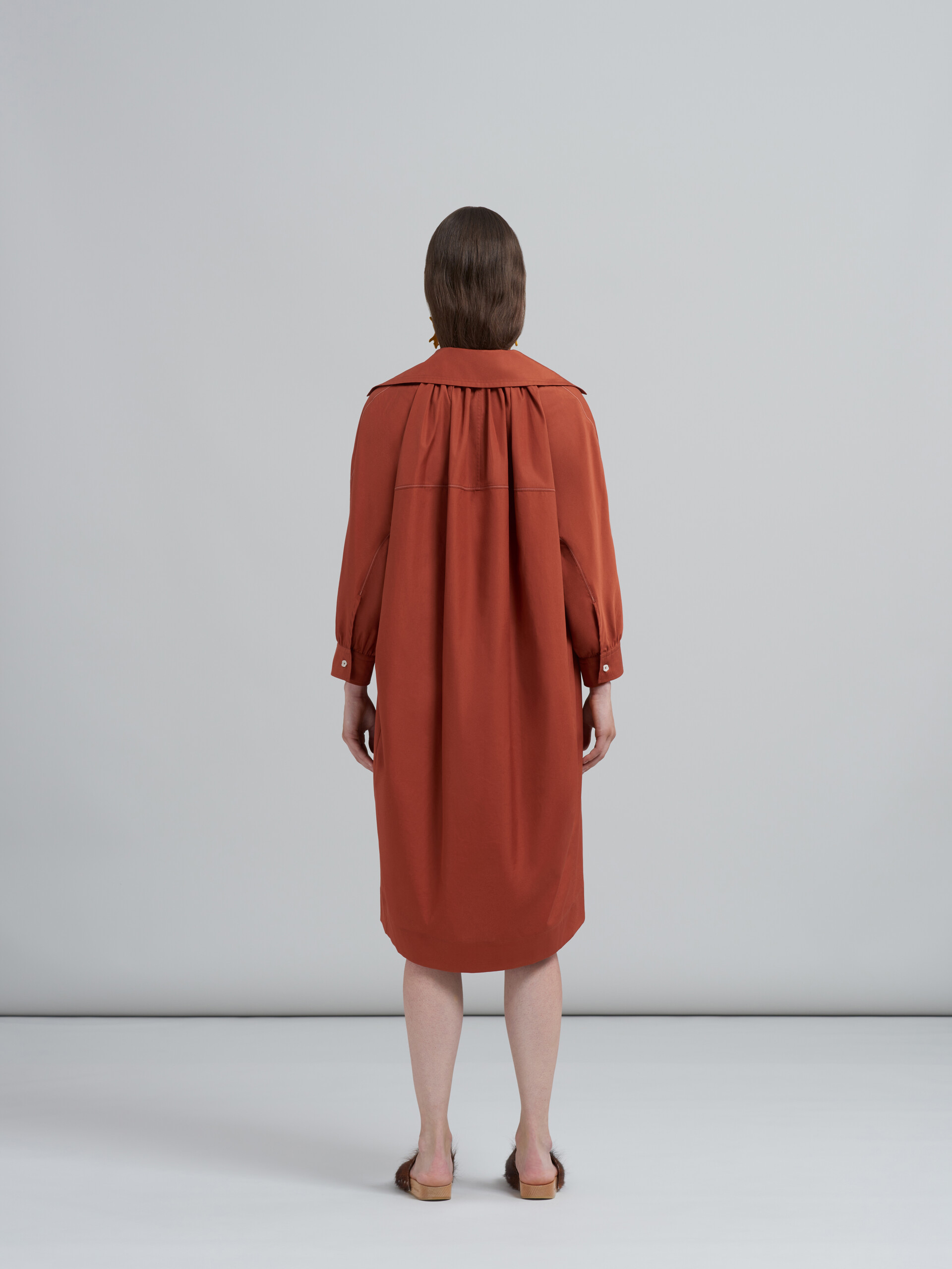 コットンポプリン製バルーンドレス - ドレス - Image 3