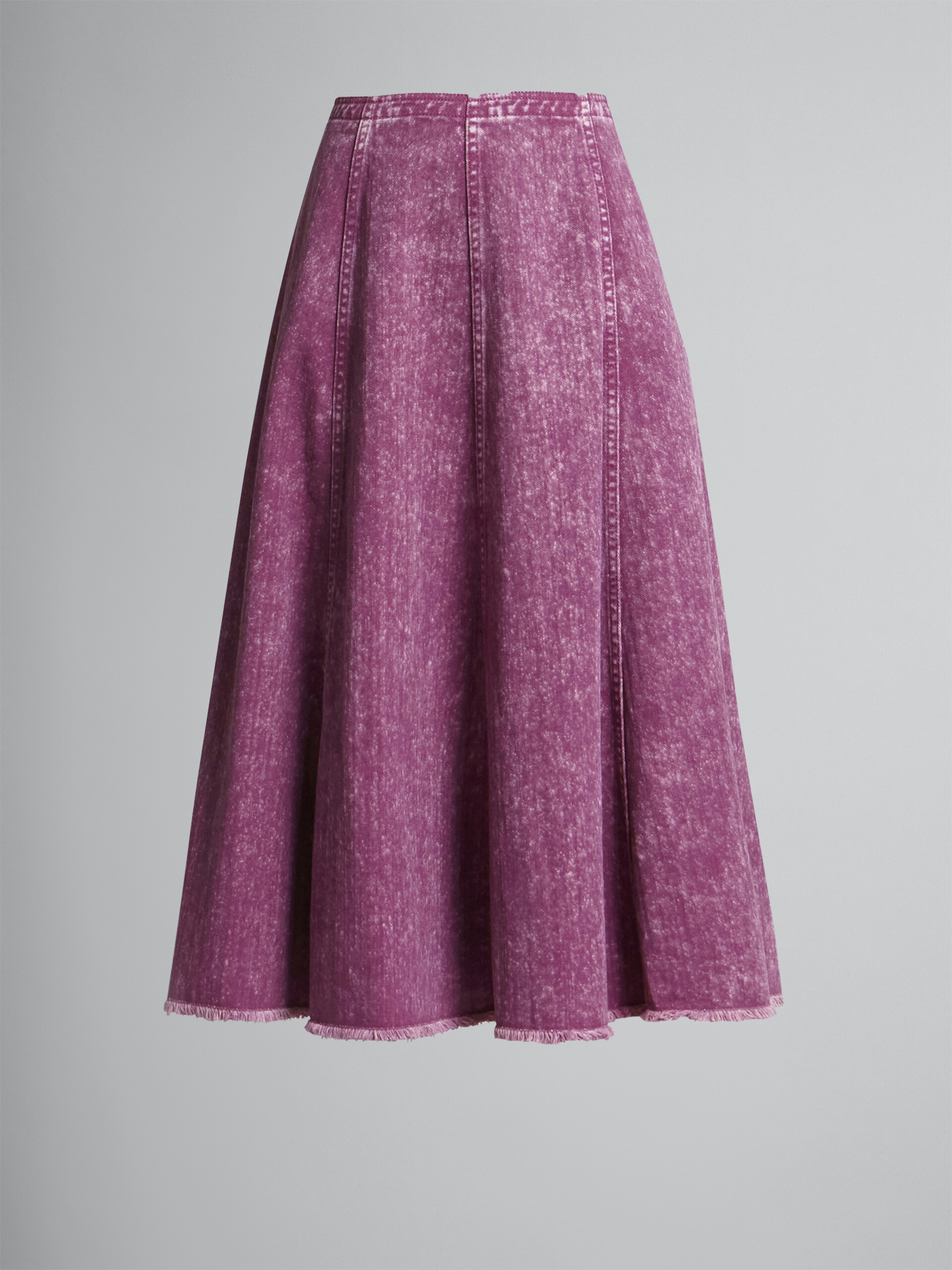Denim long skirt - Skirts - Image 1