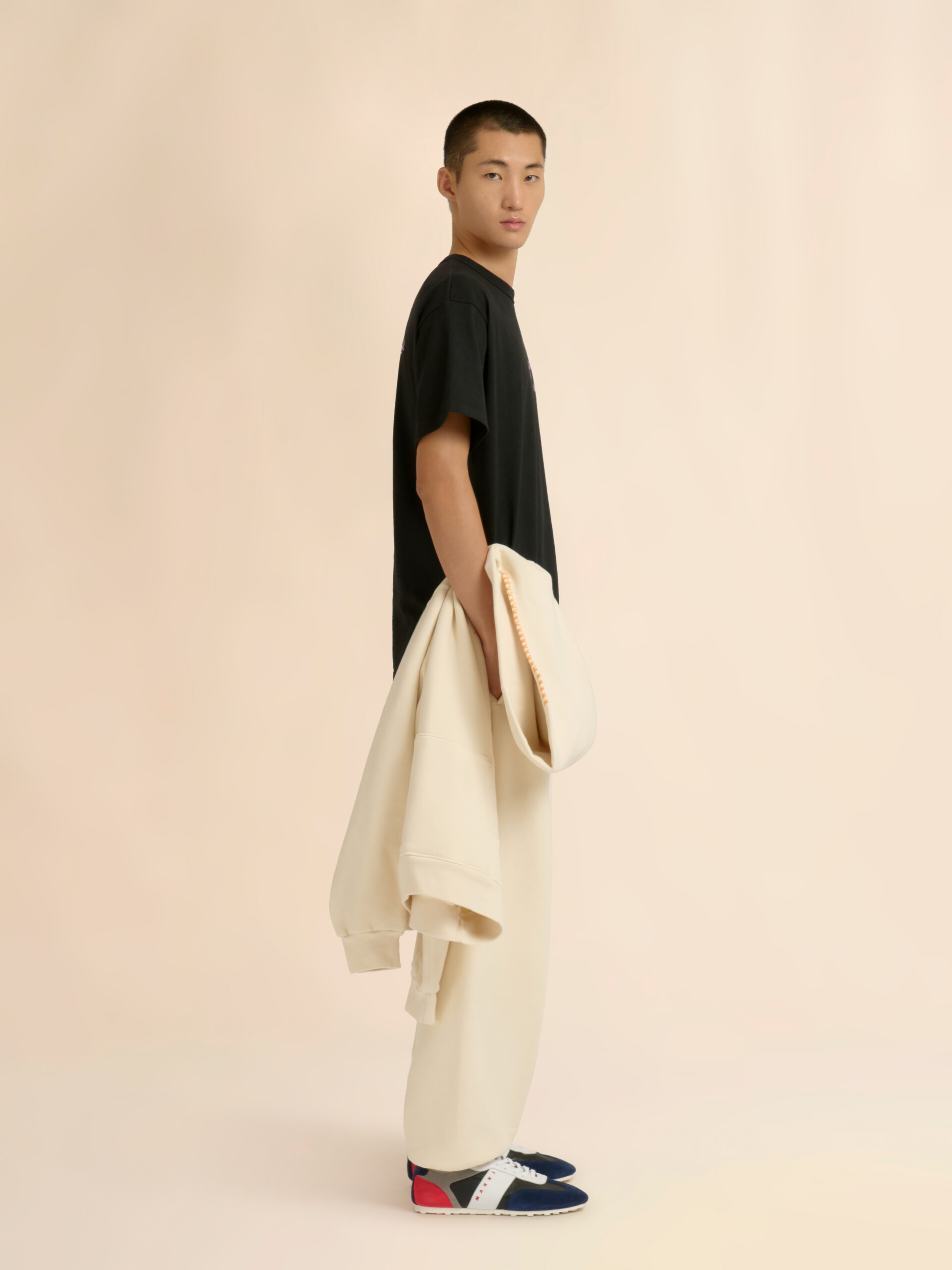 Marni + Madhappy black cotton T-shirt with animal print - Shirts - Image 6