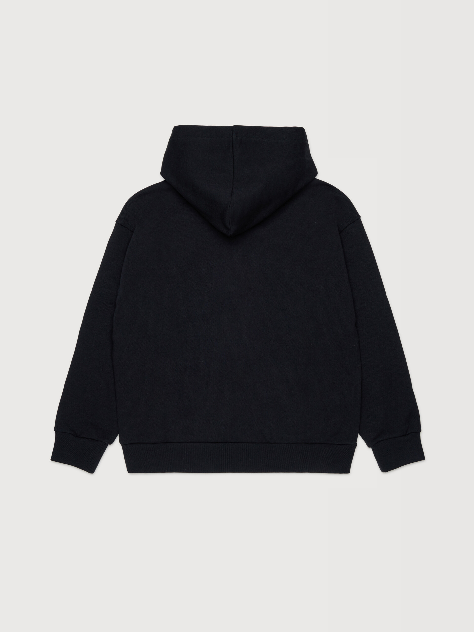 Black cotton hoodie with shiny Marni logo - Sweaters - Image 2