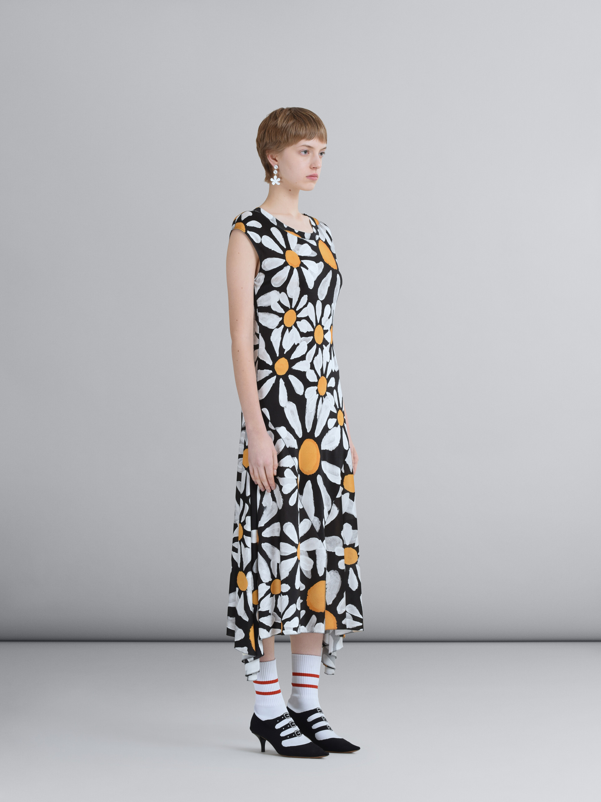 Euphoria print viscose jersey dress - Dresses - Image 6