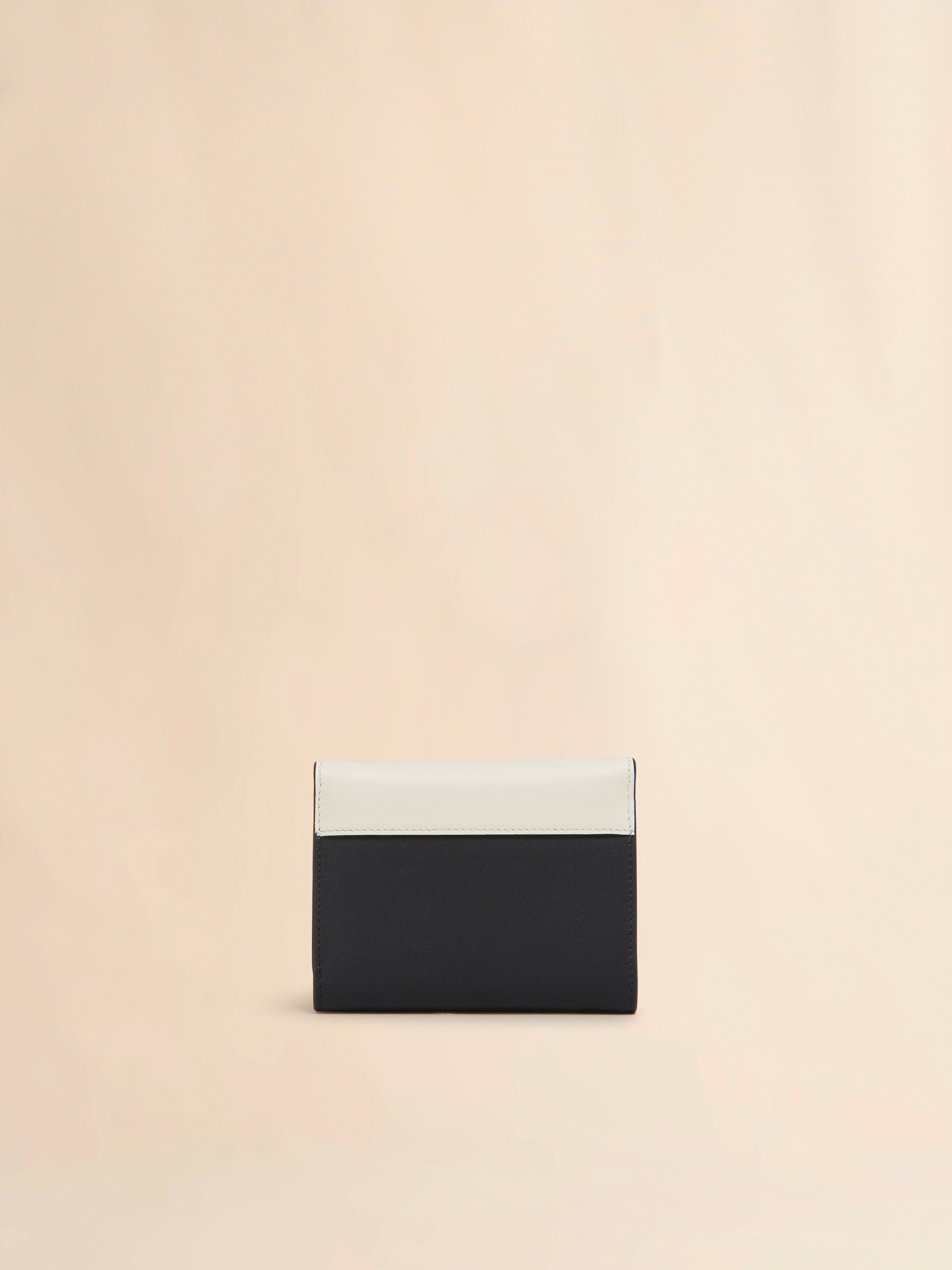 ブルー ベージュ レザー製 Trunkaroo 三つ折りウォレット - 財布 - Image 3