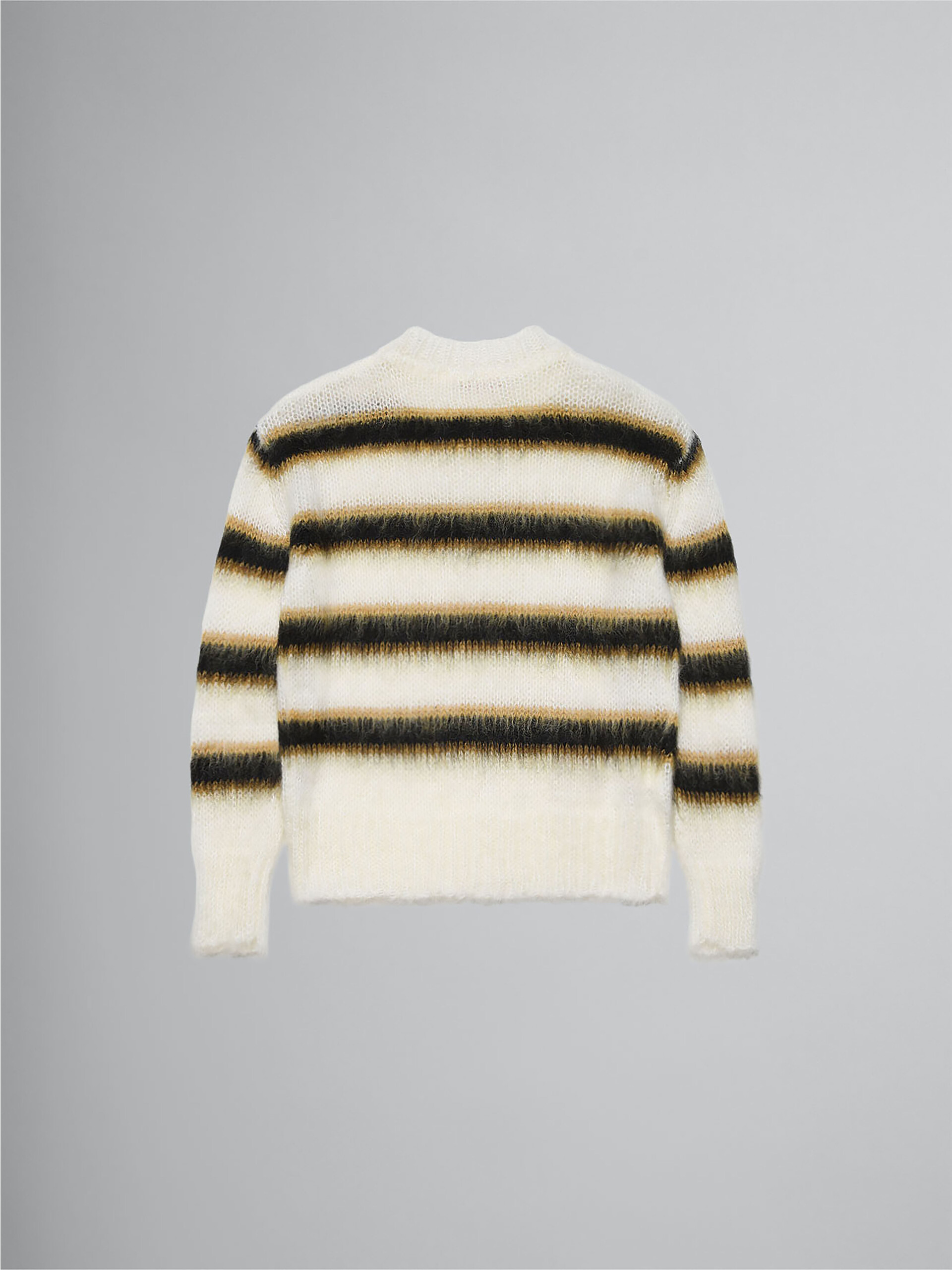 Striped wool and mohair crewneck jumper - Knitwear - Image 2
