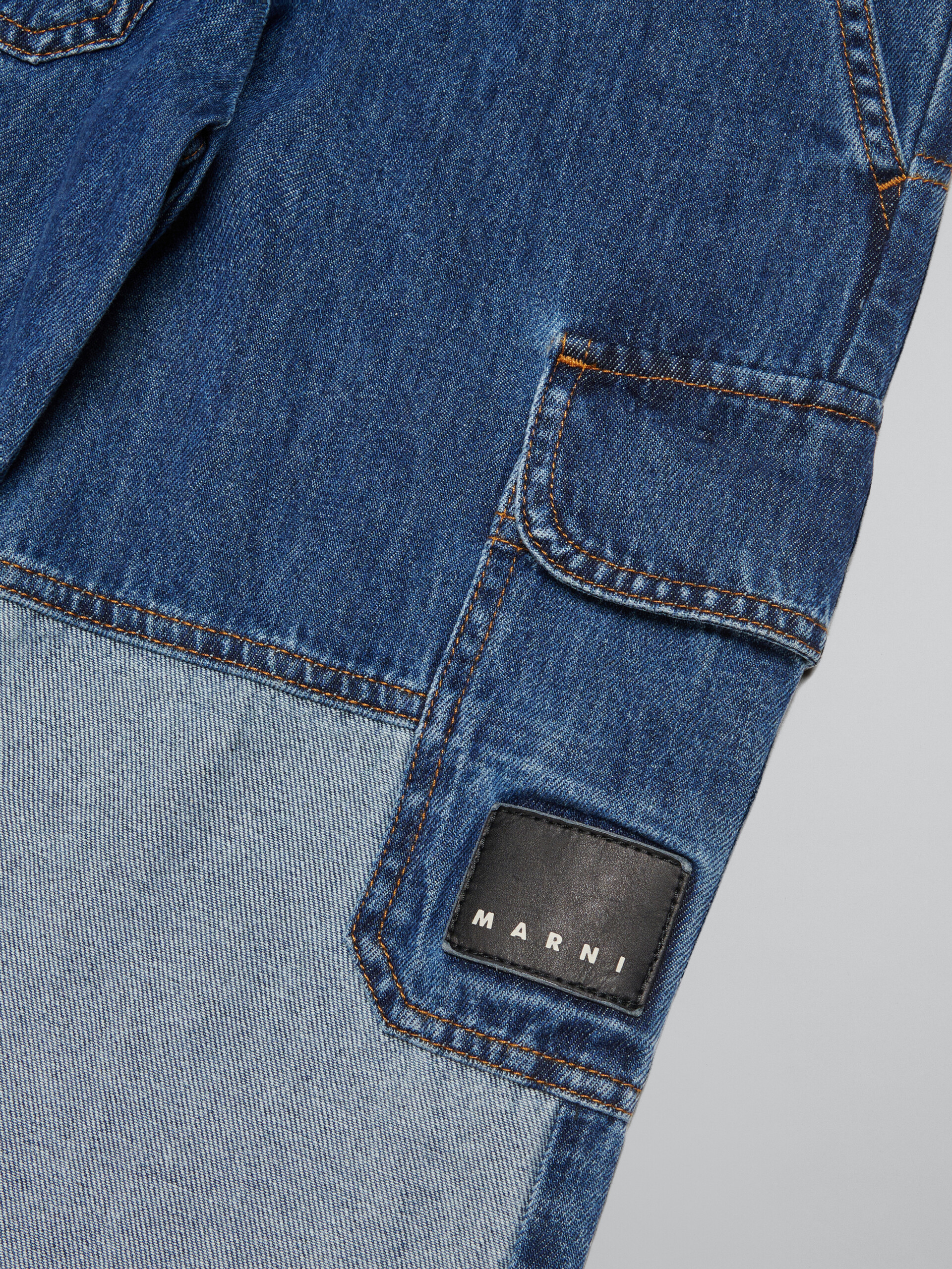 Jeans cargo bicolor - Pantaloni - Image 3