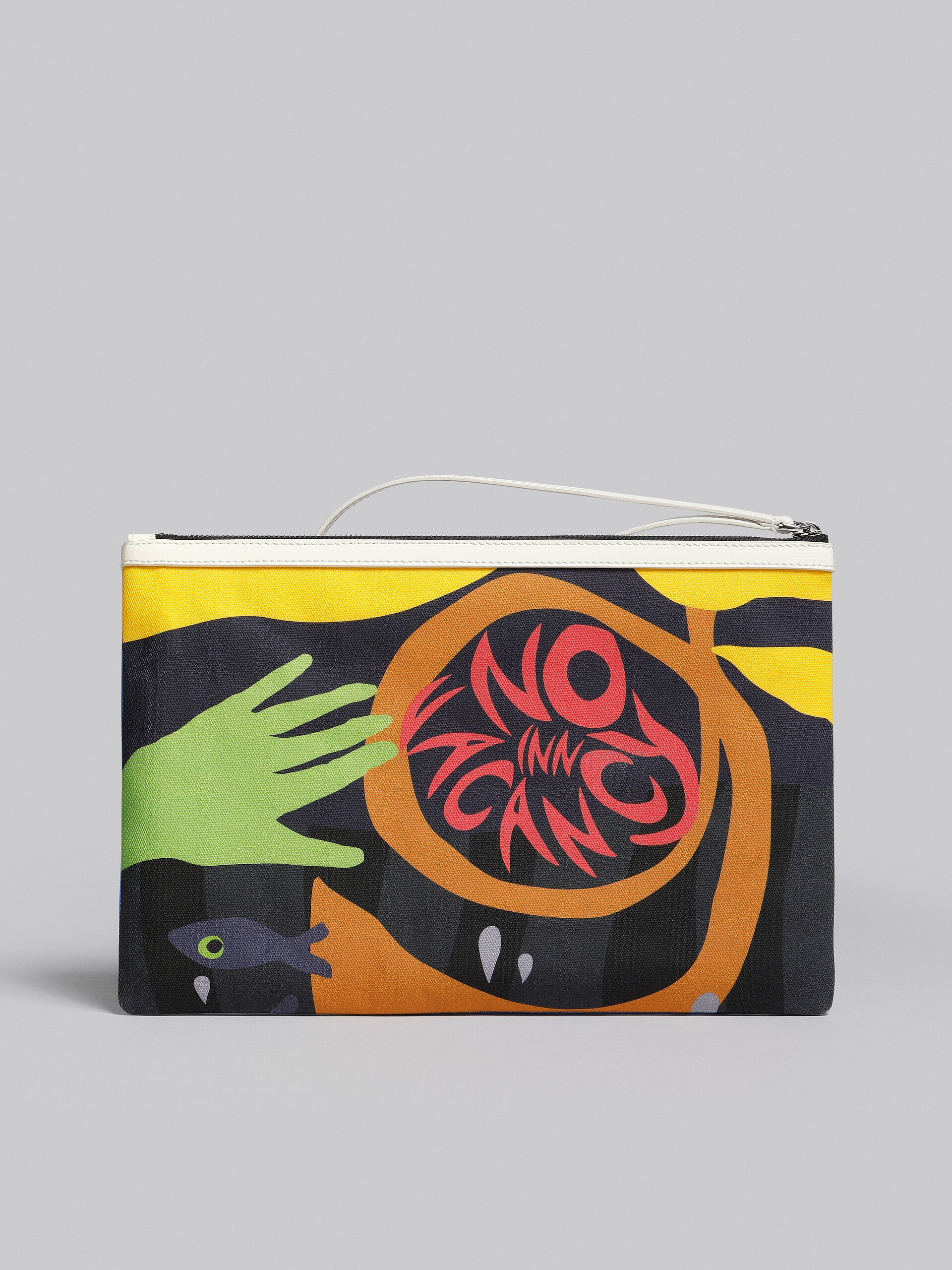 Marni x No Vacancy Inn - Pouch in coated canvas with print - Pochette - Image 3