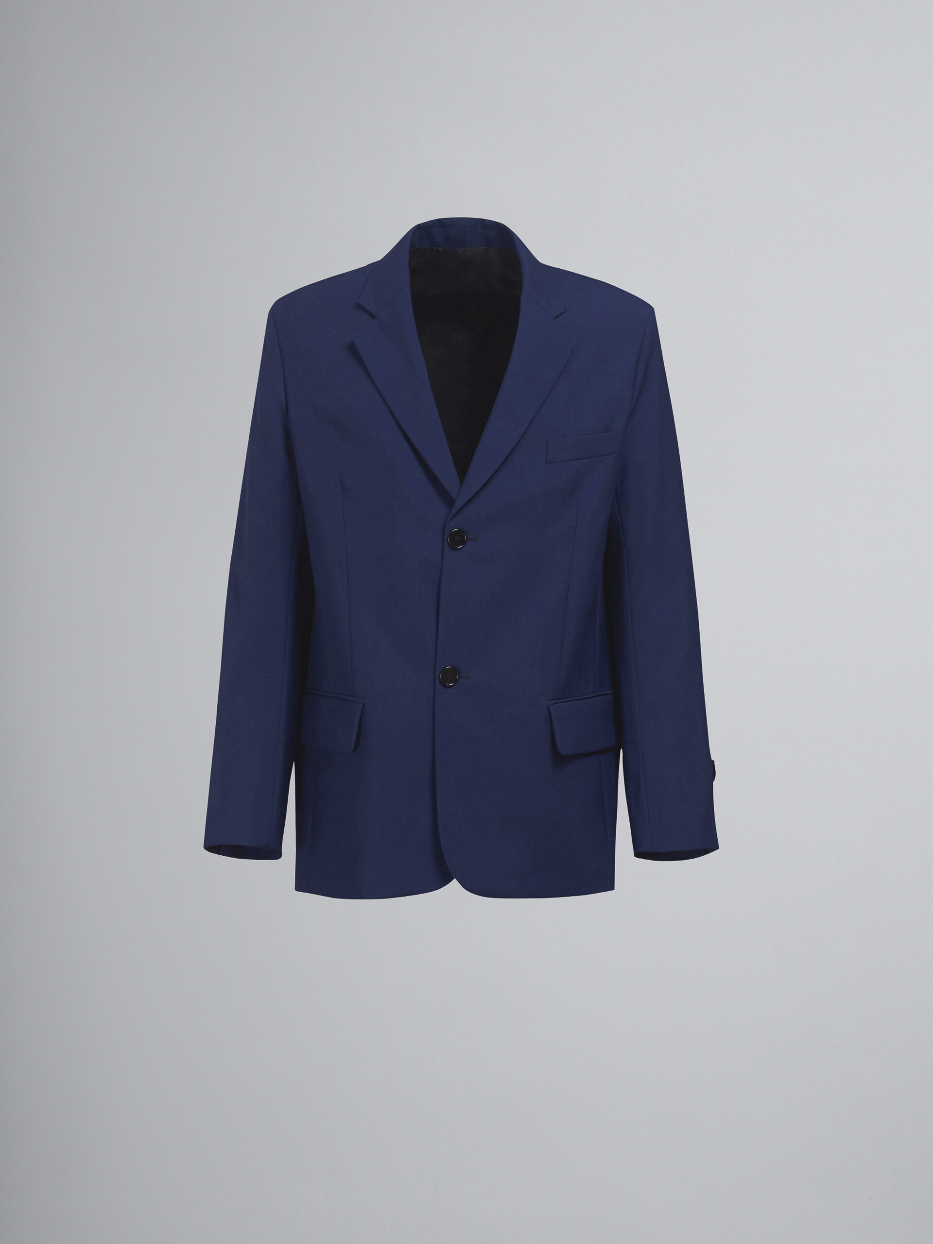 Reversible tropical wool blazer - Jackets - Image 1