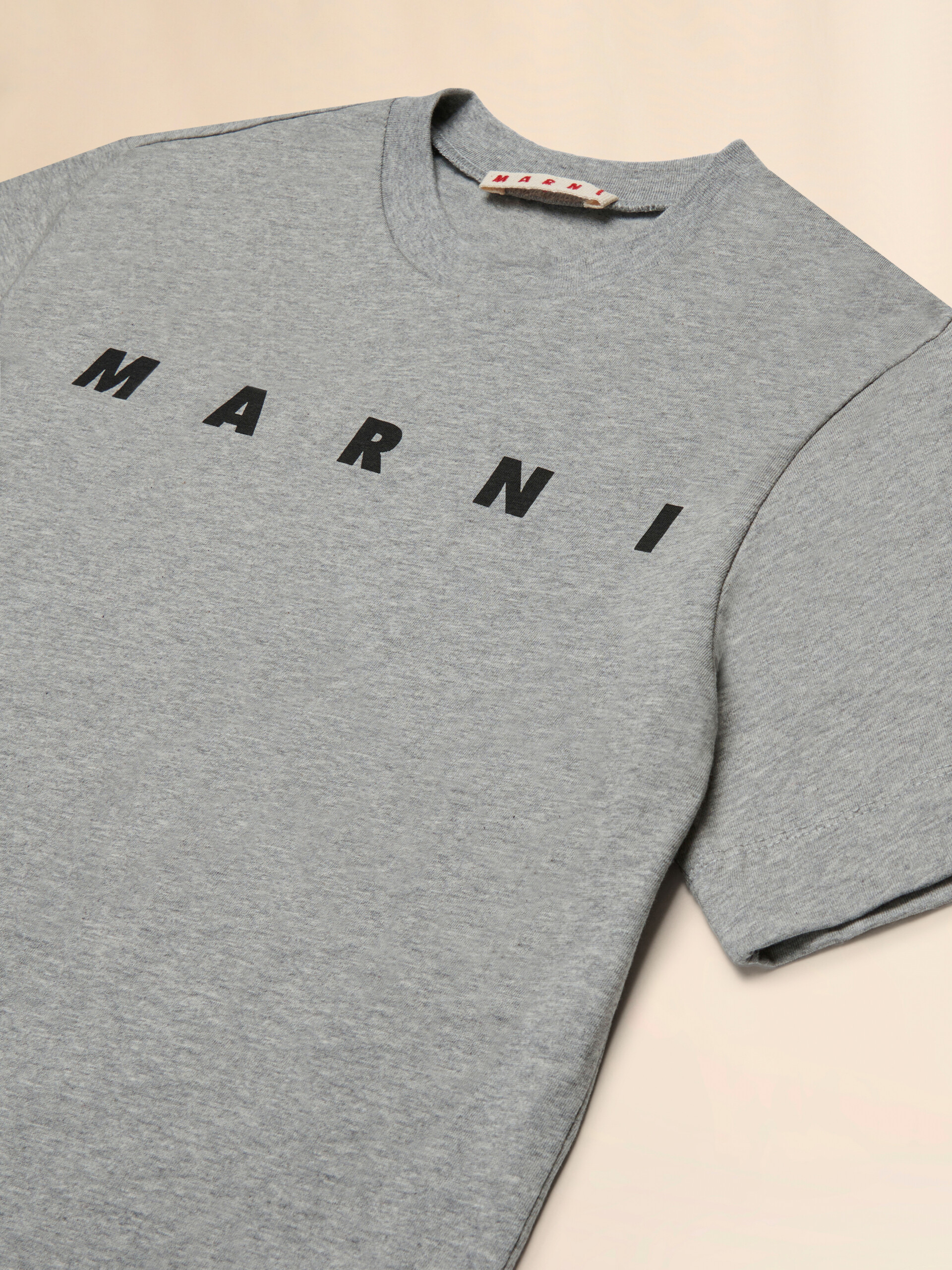 ロゴ入りコットンTシャツ オフホワイト - Tシャツ - Image 3