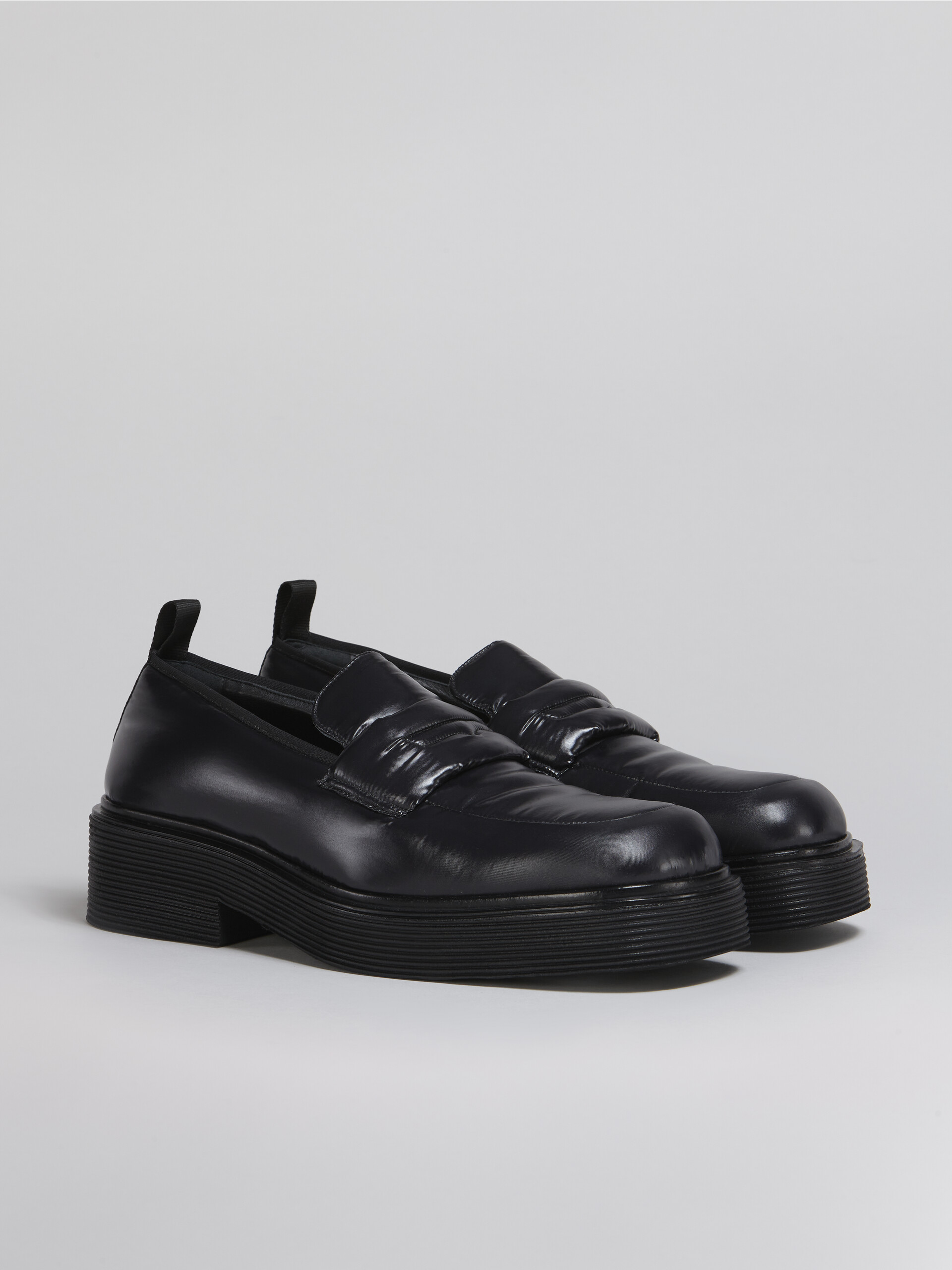 MARNI nylon moccasin シューズ ブラック - cert.vohrawoundcare.com