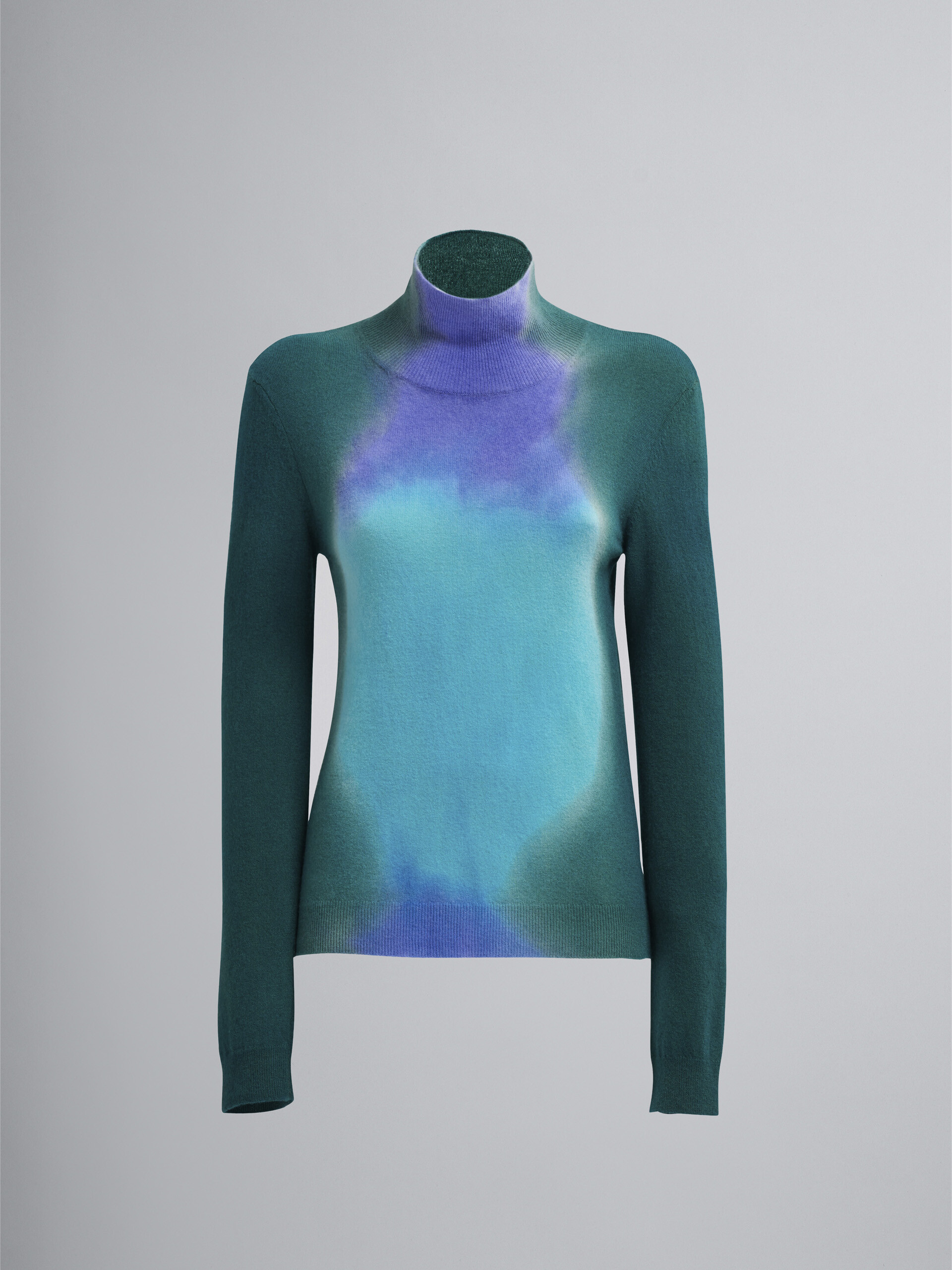 Hand-dyed virgin wool sweater - Pullovers - Image 1