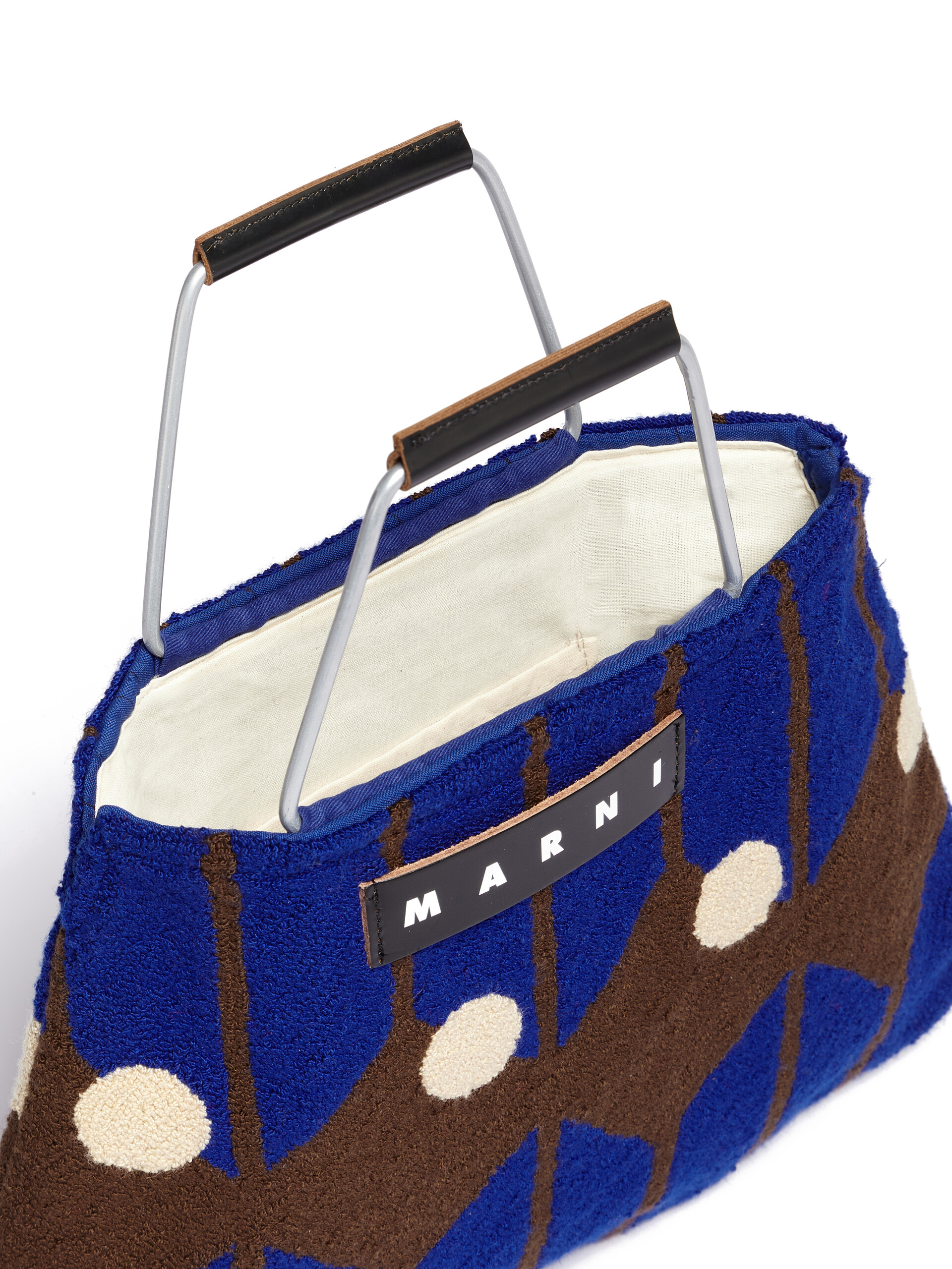 Blue Marni Market multicoloured wool bag - Bags - Image 4