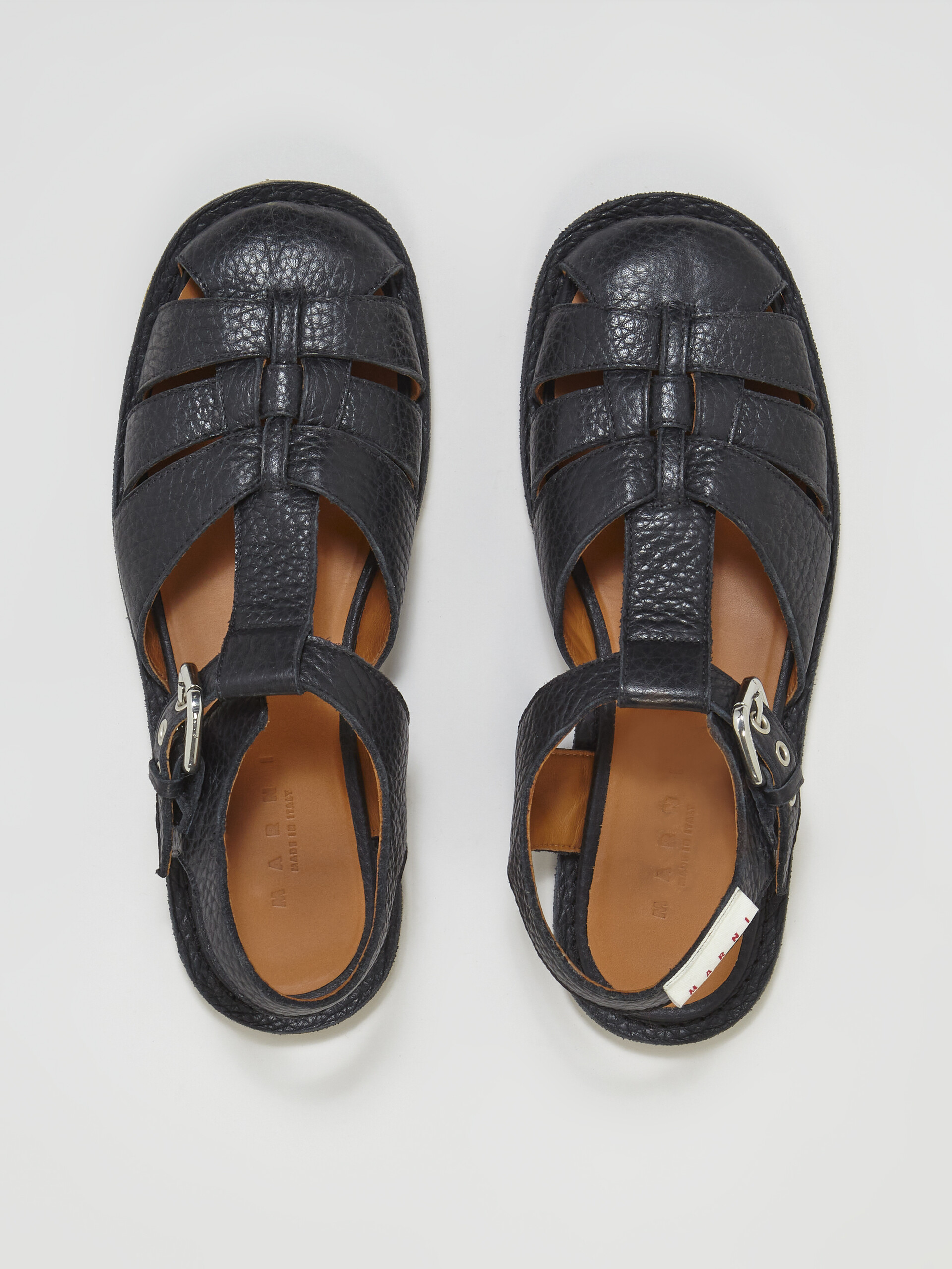 Grained calf leather Fisherman sandal - Sandals - Image 4