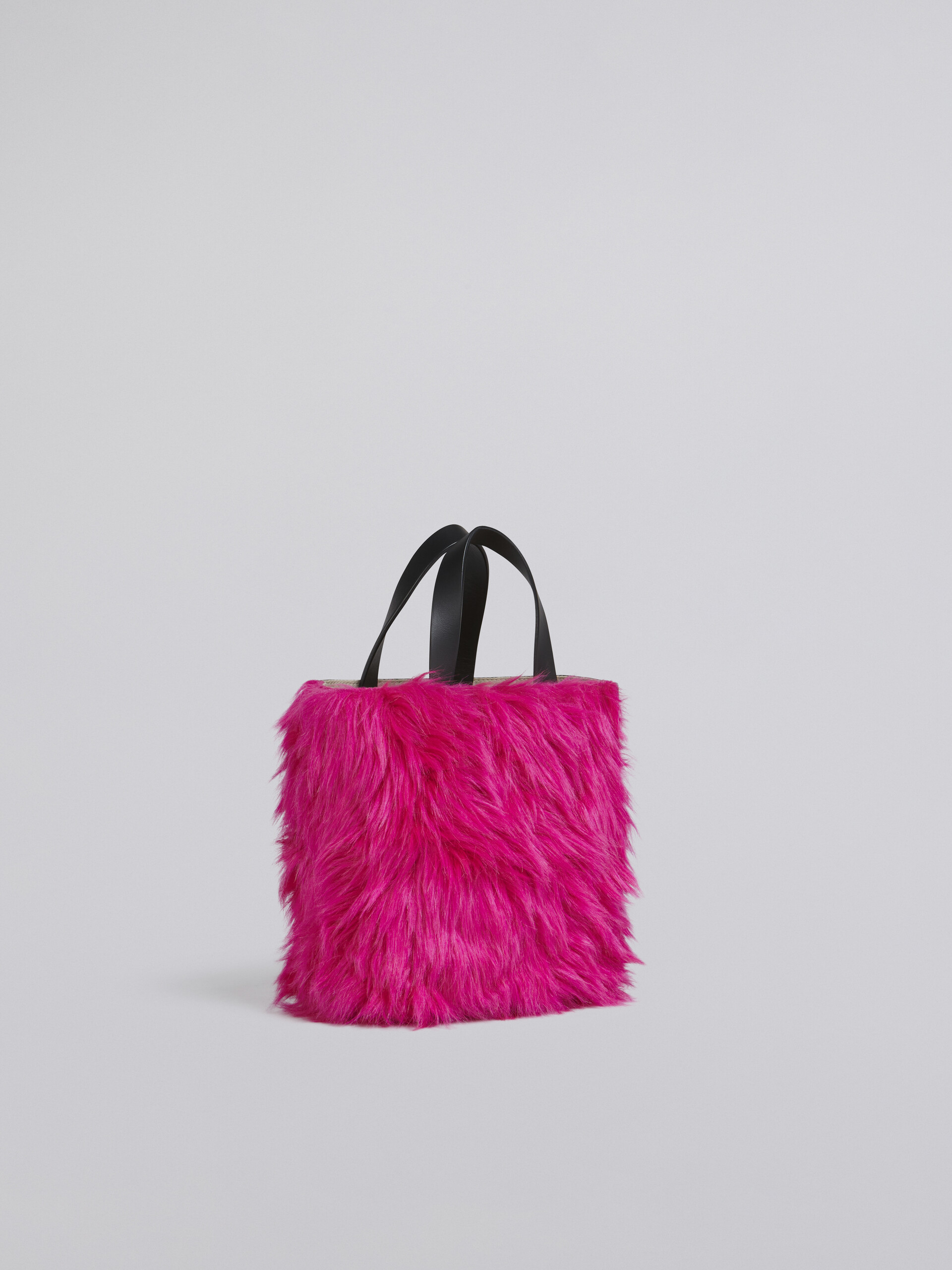Teddy and calf leather MUSEO SOFT bag - Shopping Bags - Image 6