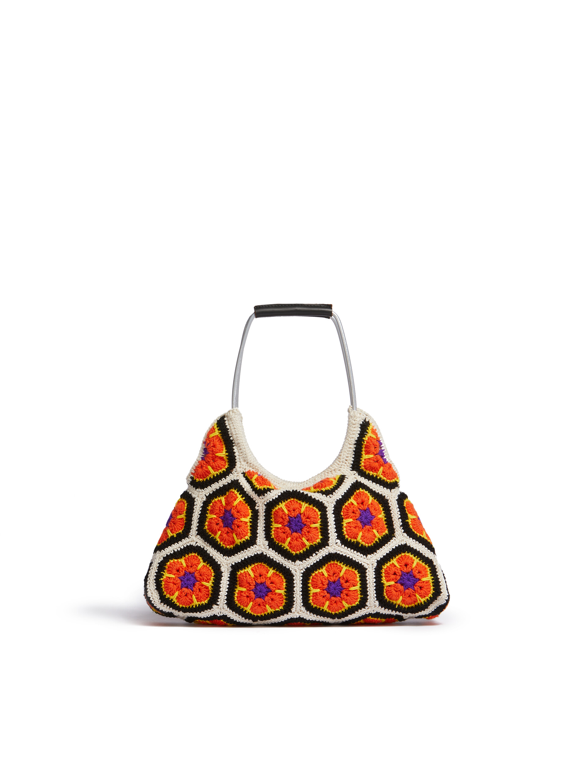 Orange MARNI MARKET FARM crochet bag - Shopping Bags - Image 3