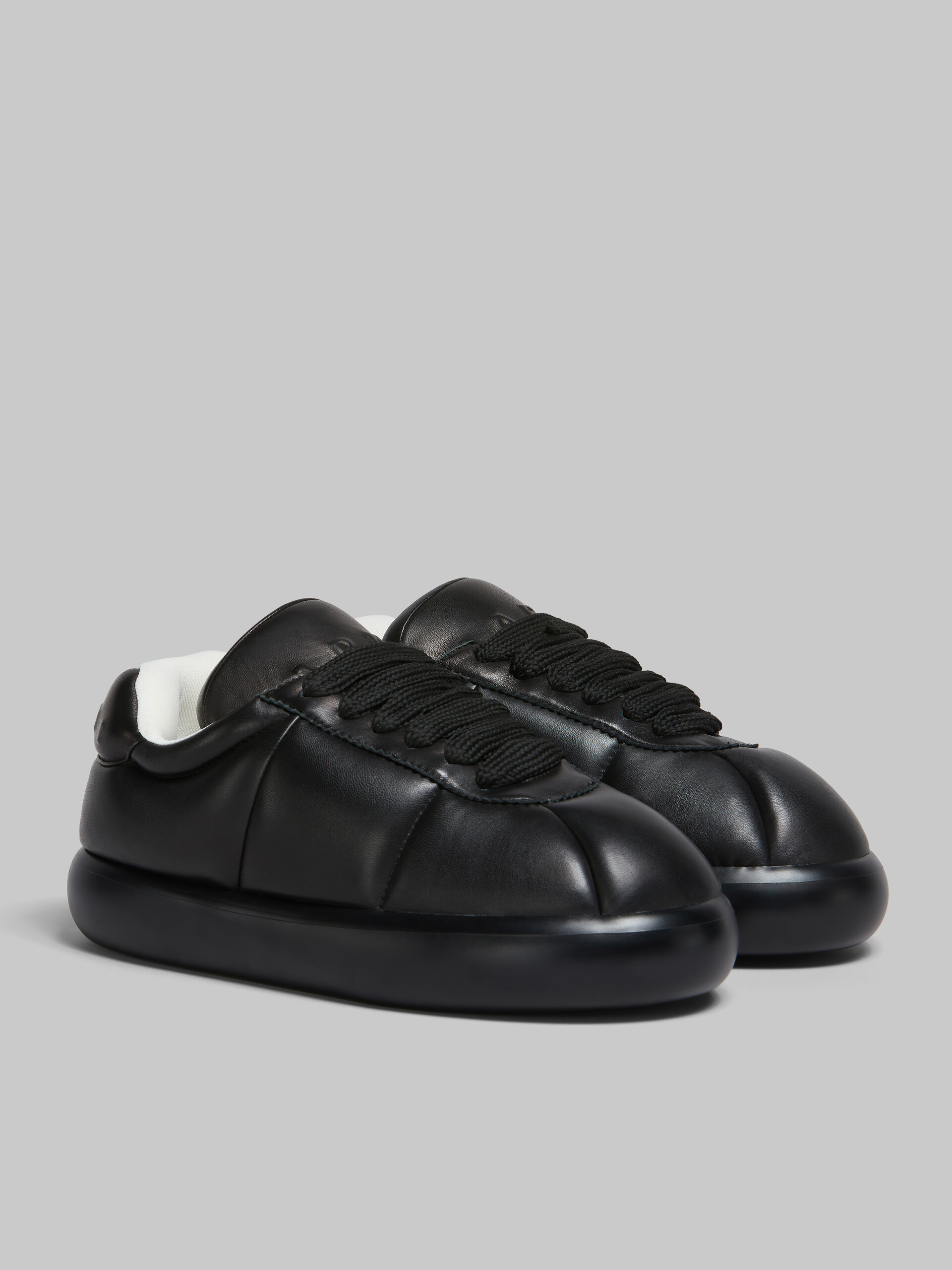 Black leather BigFoot 2.0 sneaker - Sneakers - Image 2