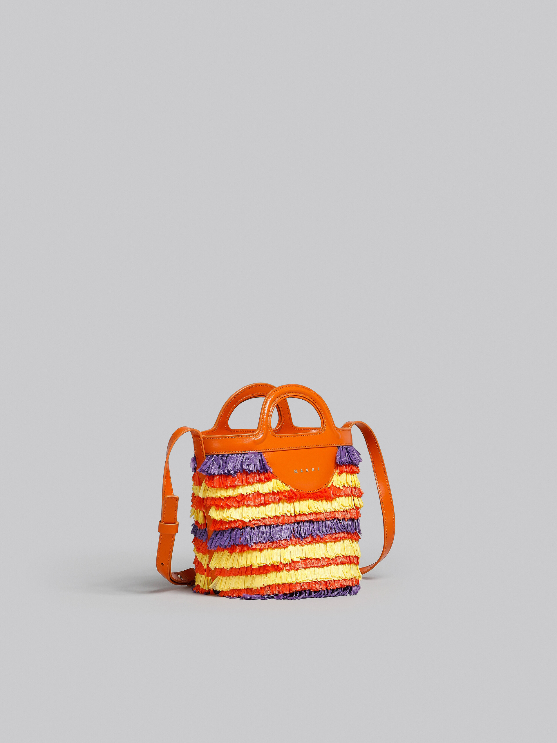 Orange fringe mini bucket bag - Shoulder Bag - Image 6