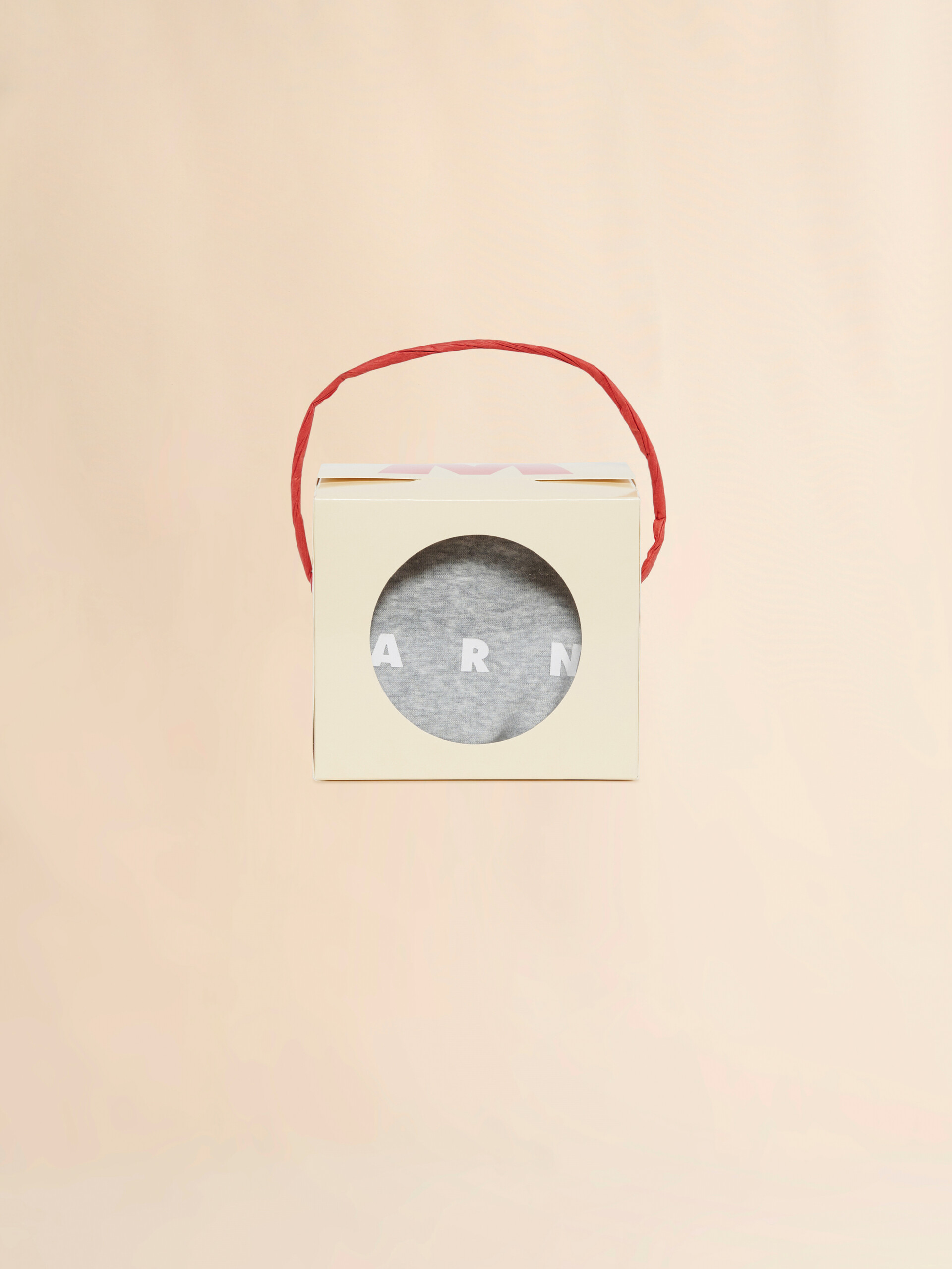 Set neonato in cotone grigio con stampa Marni - Maglieria - Image 4