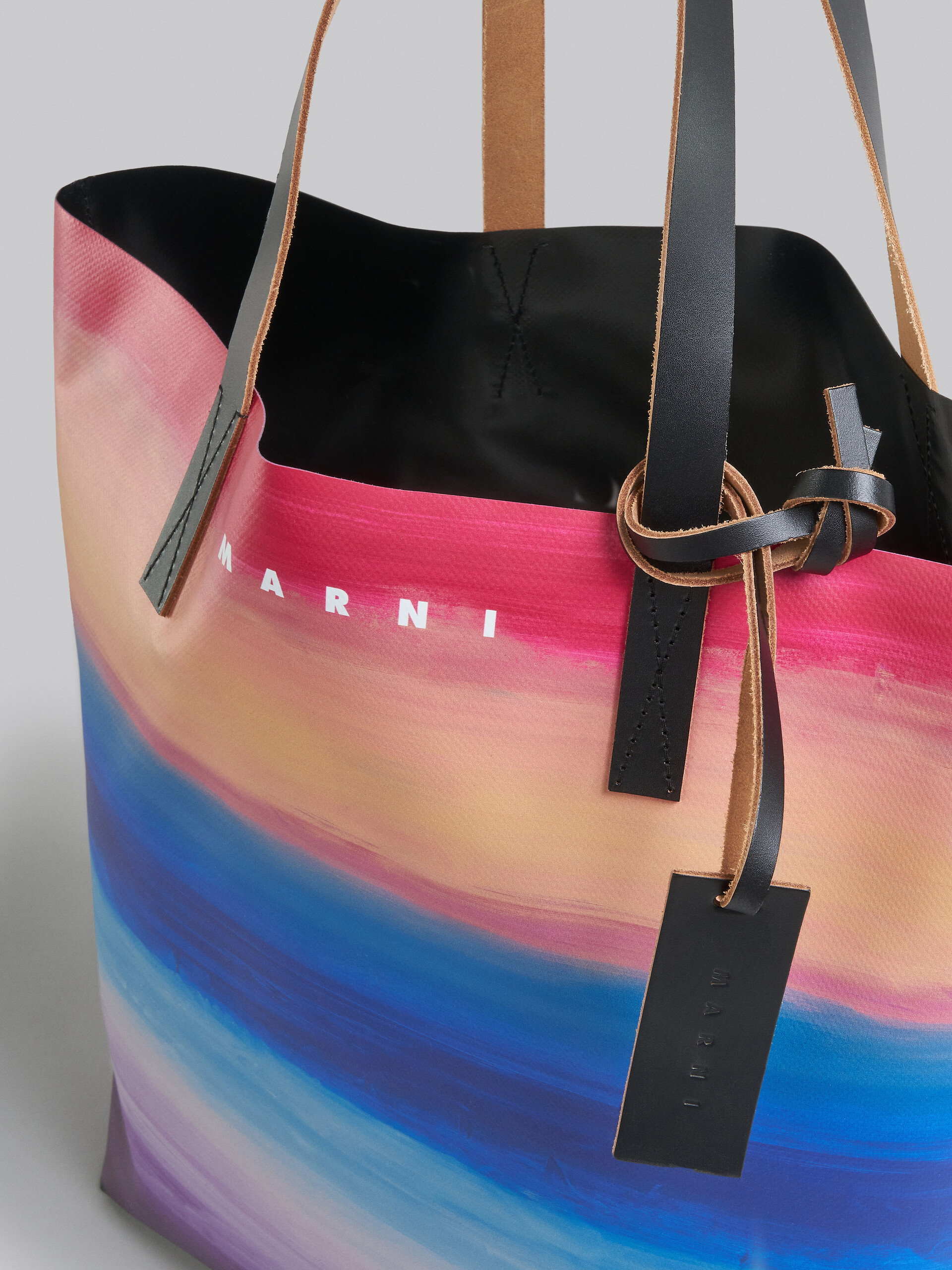 Tribeca shopping bag with Dark Side of the Moon print - Shopping Bags - Image 4