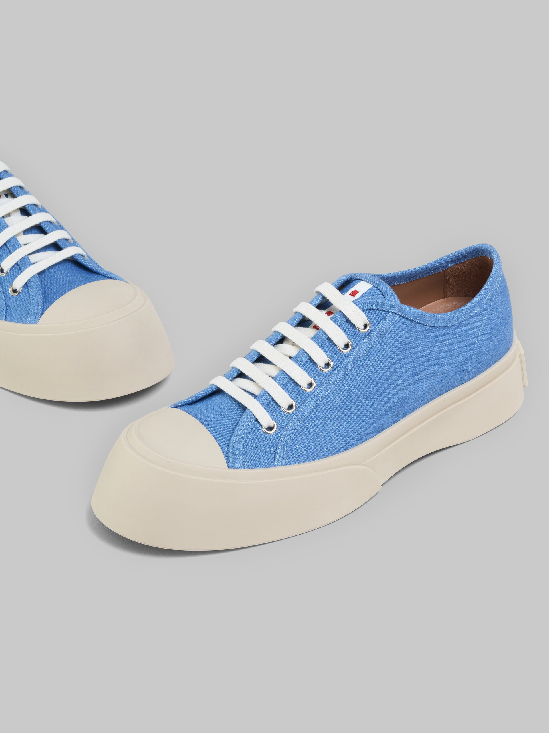 Sneakers à lacets Pablo en denim bleu clair - Sneakers - Image 5