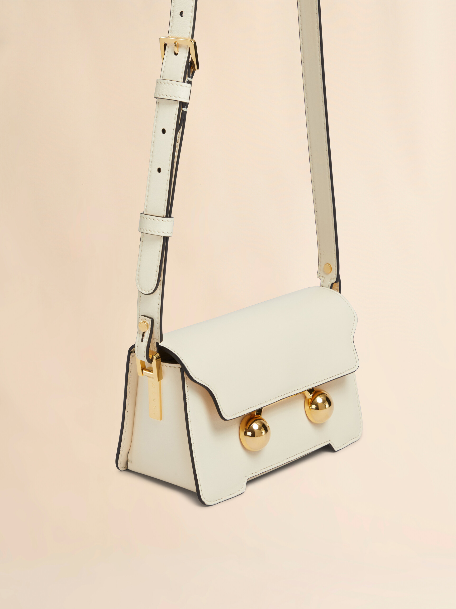 Blue leather Trunkaroo mini shoulder bag - Shoulder Bag - Image 4