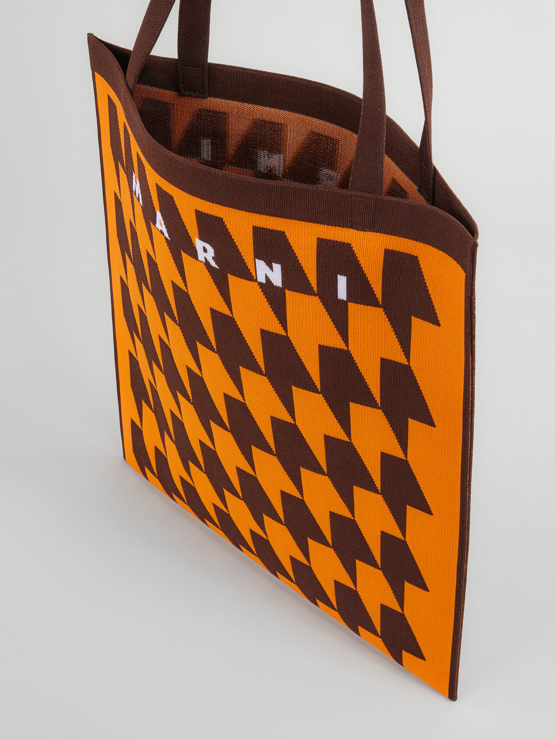 Houndstooth jacquard messenger bag - Shopping Bags - Image 5