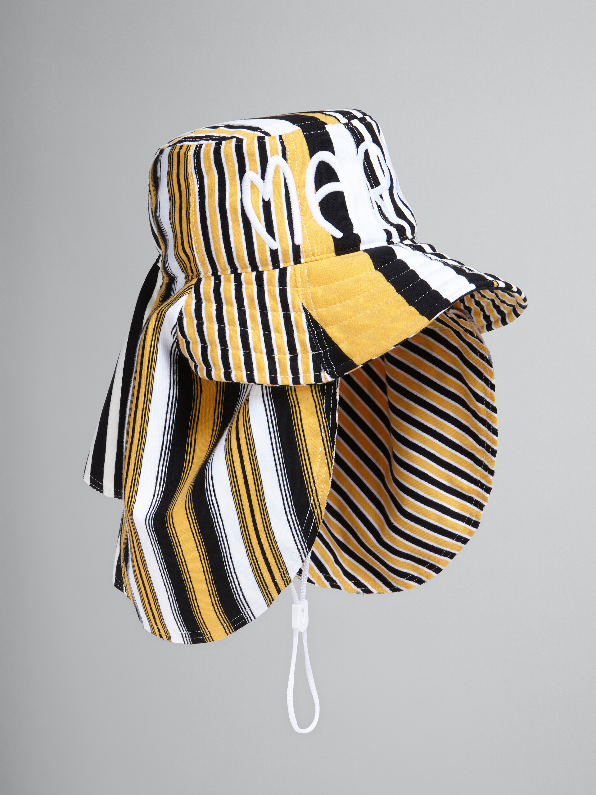 Striped jersey sun hat - Hats - Image 1