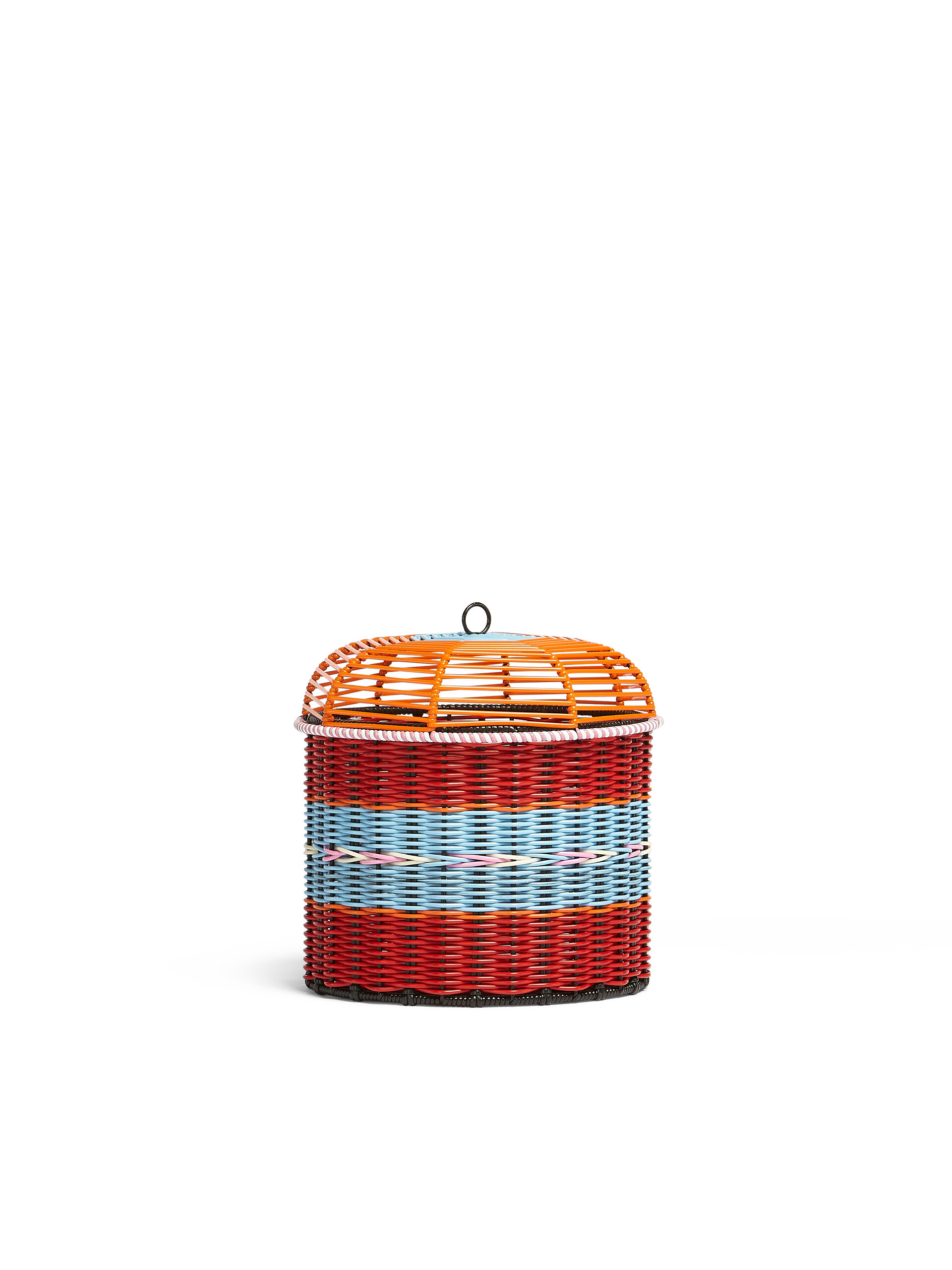 Medium MARNI MARKET case in iron and red PVC - Home Accessories - Image 2