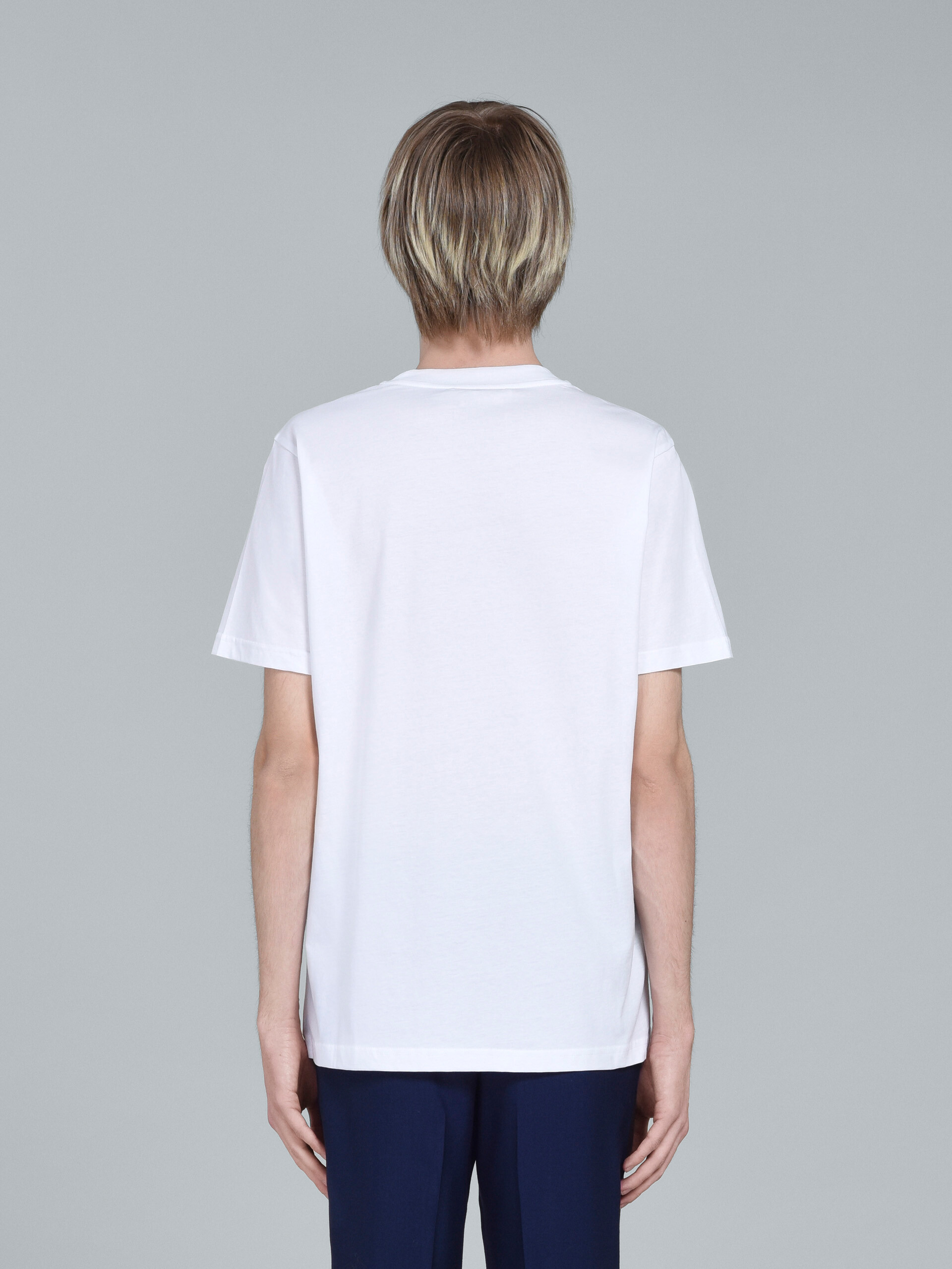 White logo print T-shirt - T-shirts - Image 3