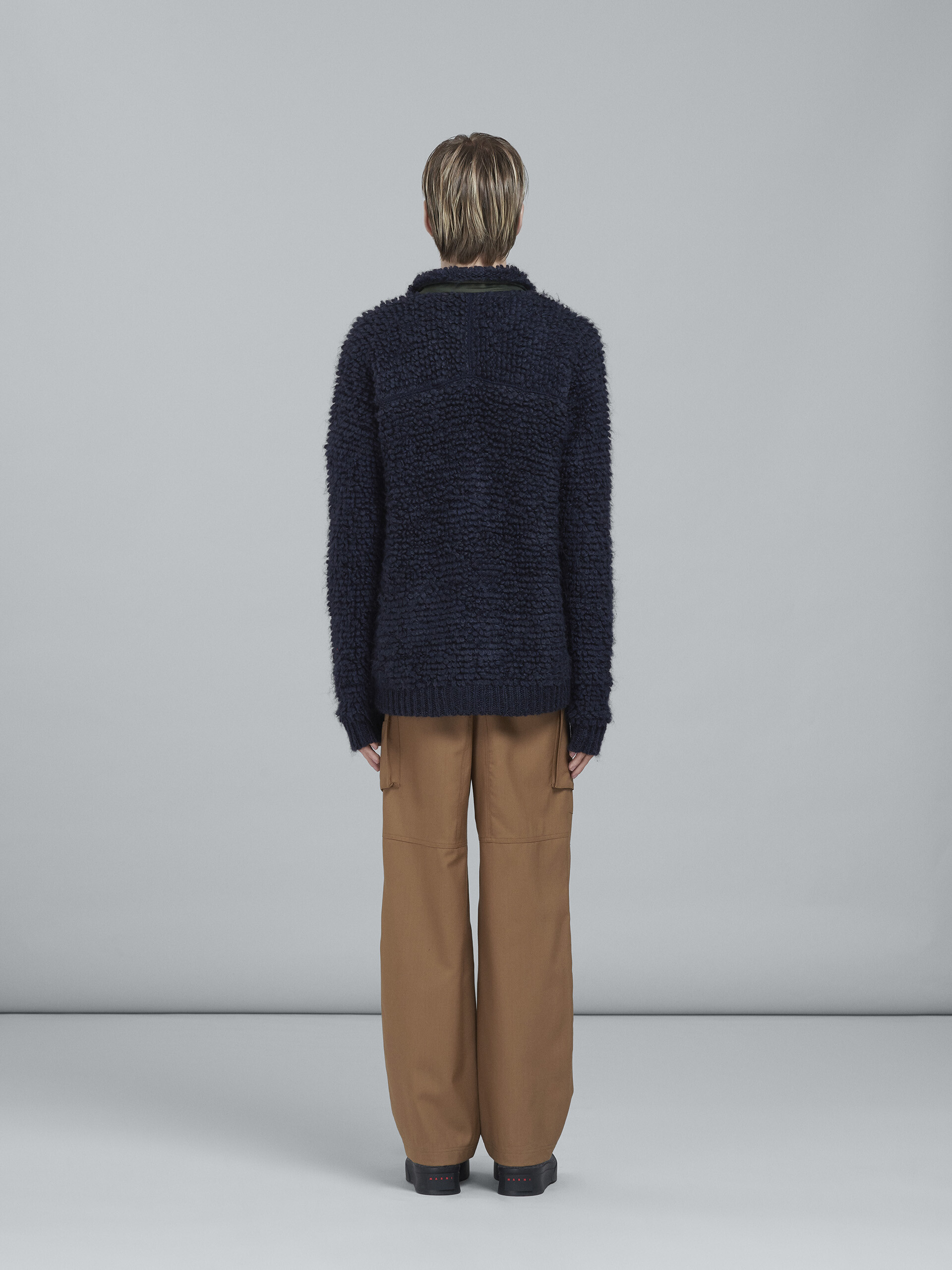 Mohair zip-up cardigan - Pullovers - Image 3