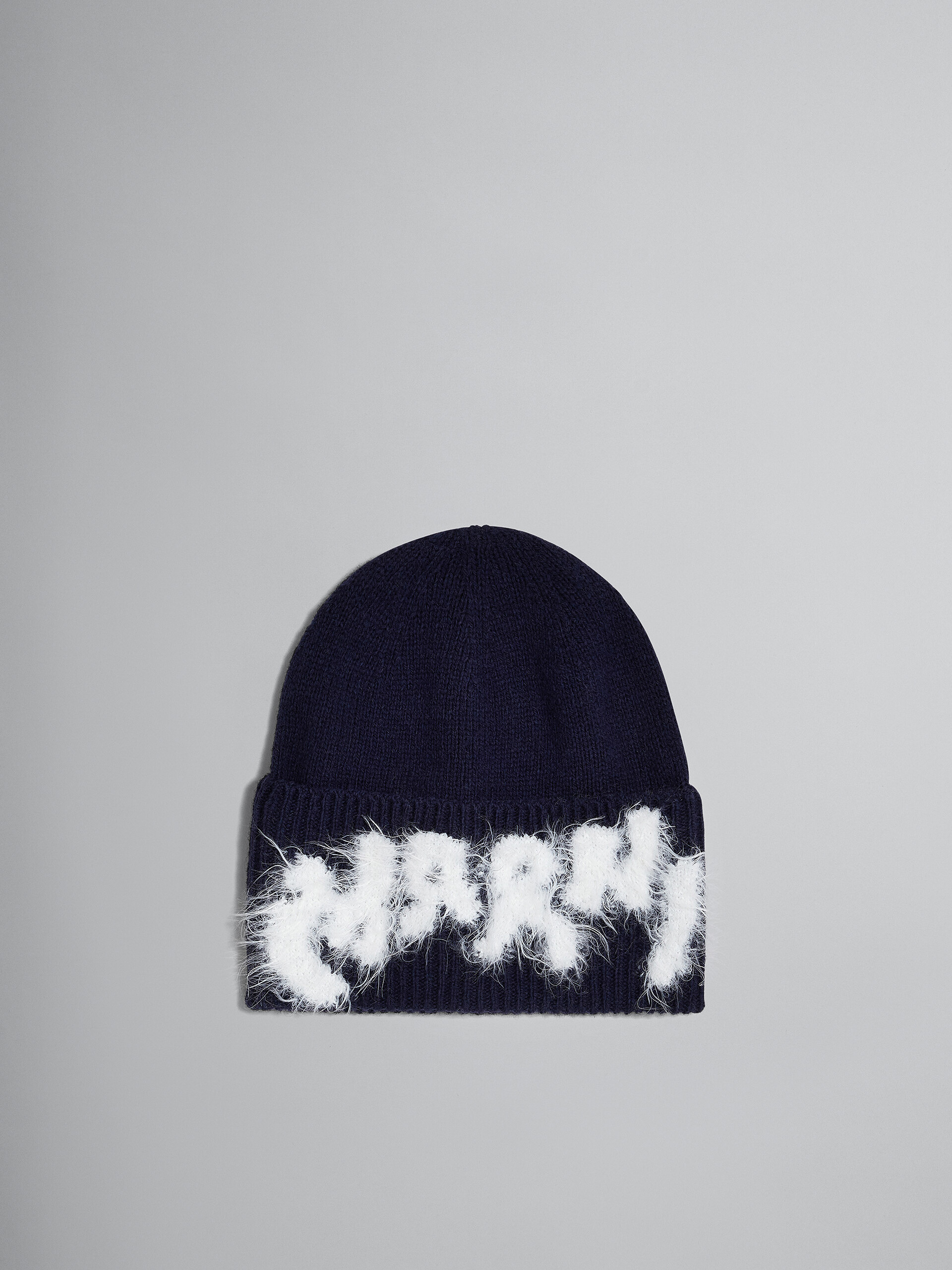 Shetland wool logo beanie | Marni