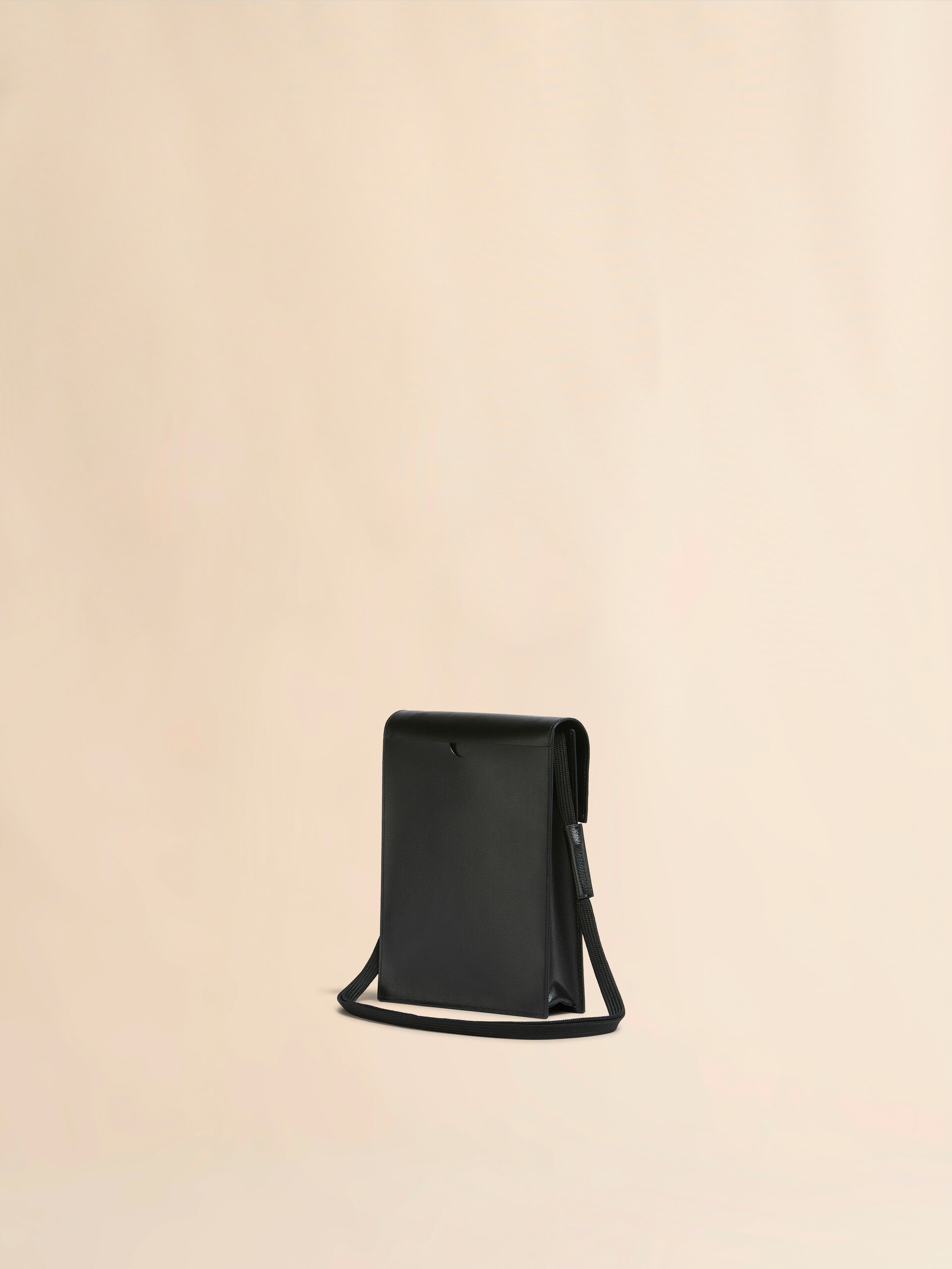Black pouch with shoelace strap - Shoulder Bags - Image 3