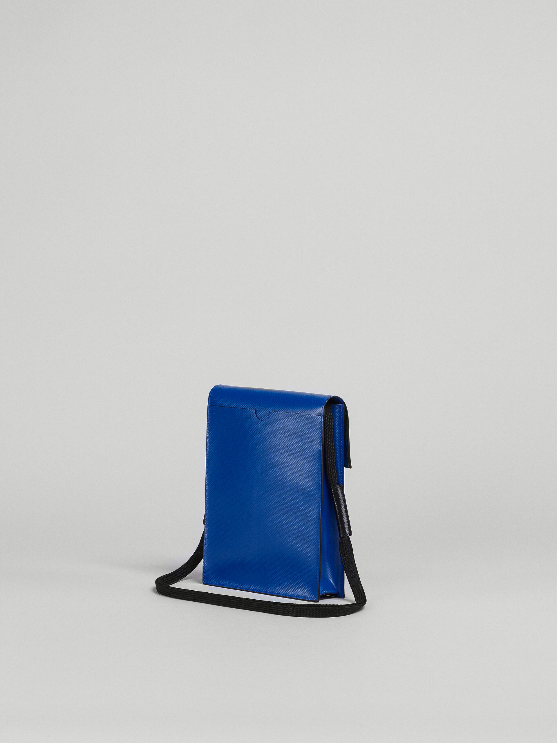 Black and blue PVC TRIBECA messenger bag - Shoulder Bag - Image 2