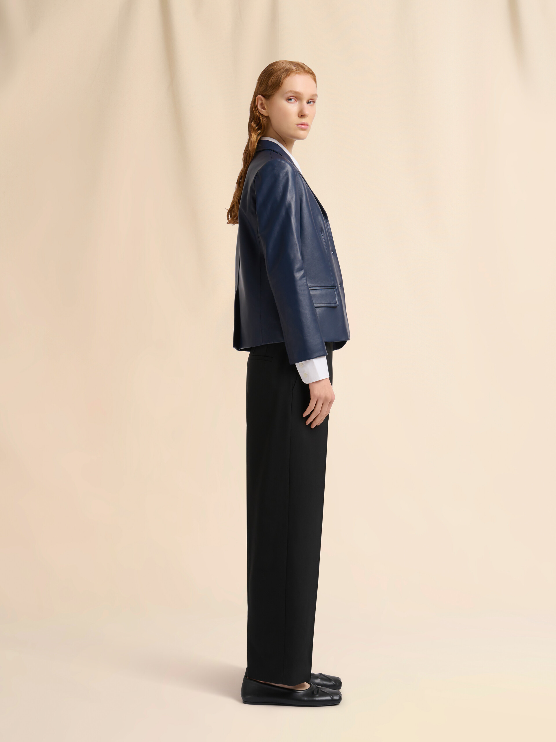 Blue nappa jacket - Jackets - Image 6