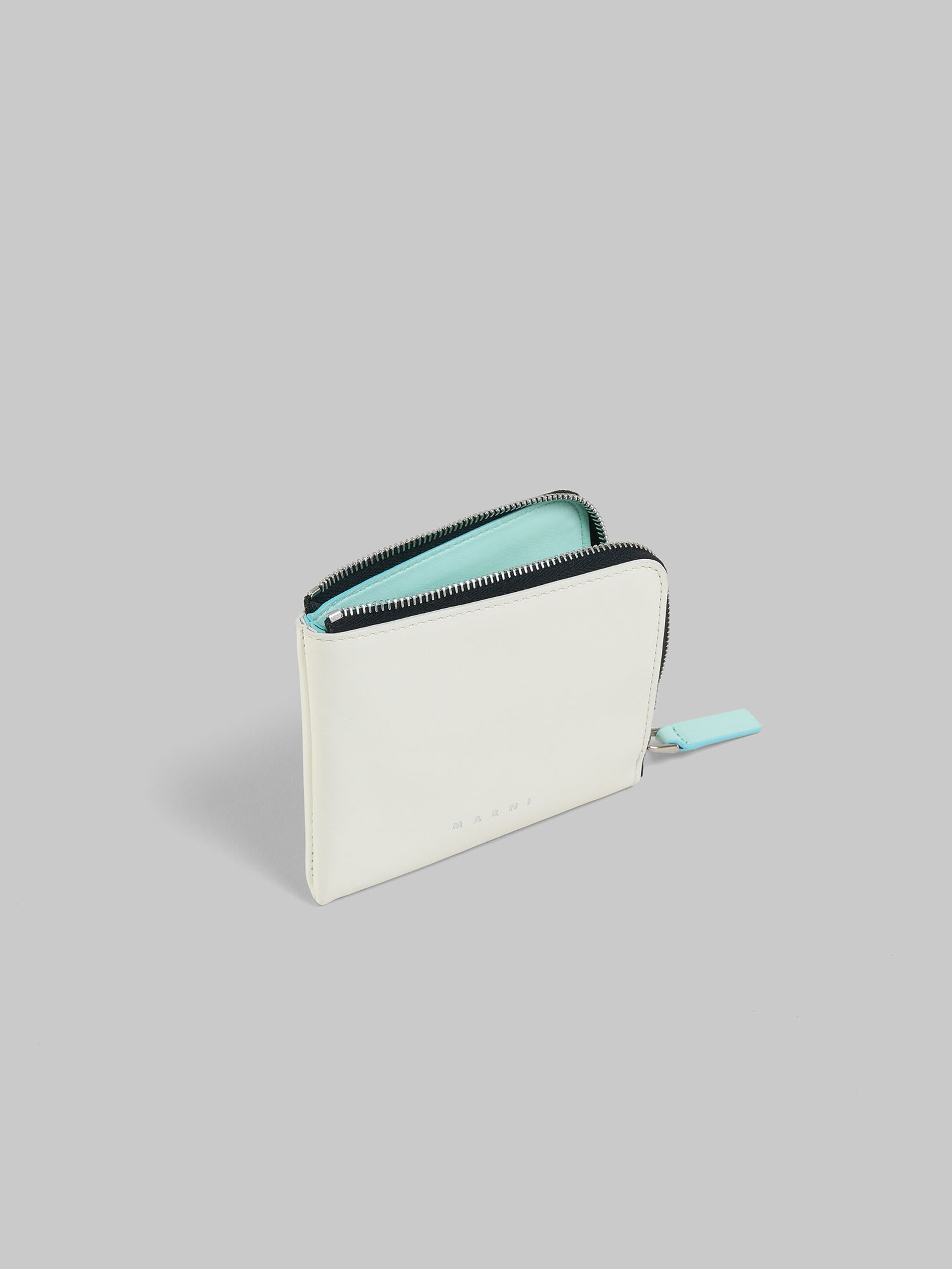 ブラック レザー製 ジップアラウンド Prisma ウォレット - 財布 - Image 2