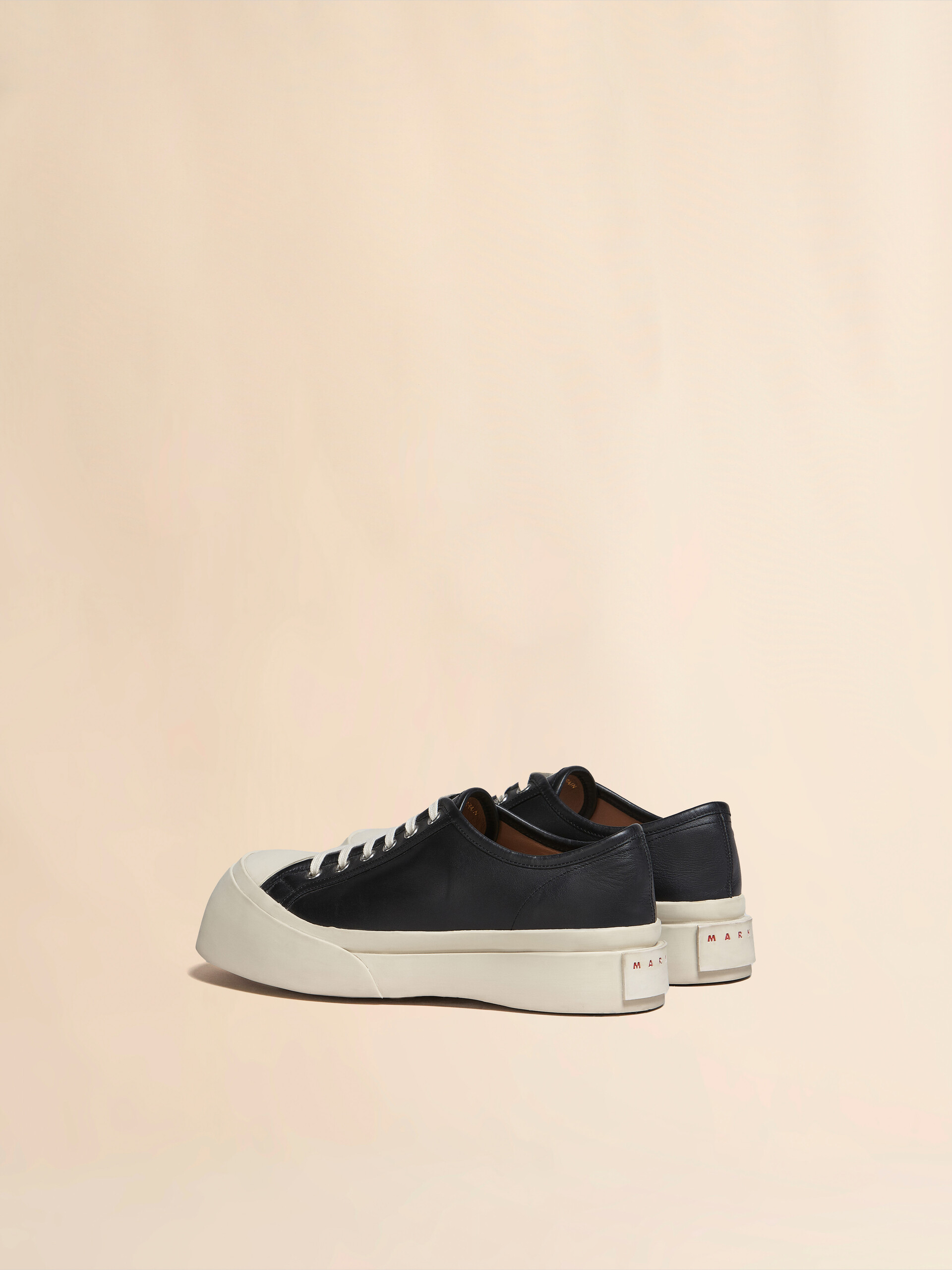 Light blue nappa leather Pablo lace-up sneaker - Sneakers - Image 3