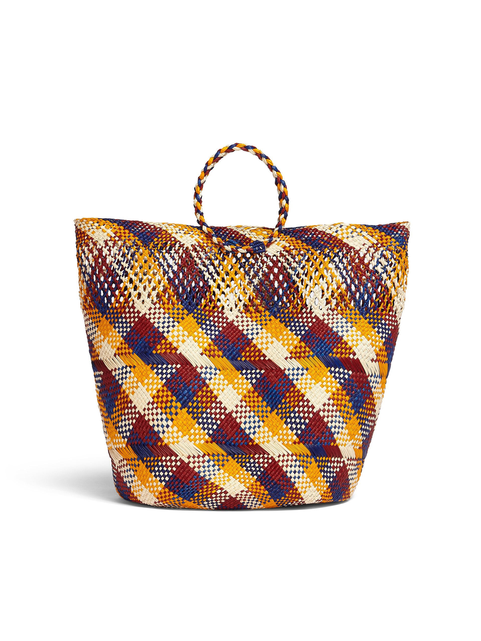 MARNI MARKET TAPIS bag in multicolor natural fiber - Bags - Image 3