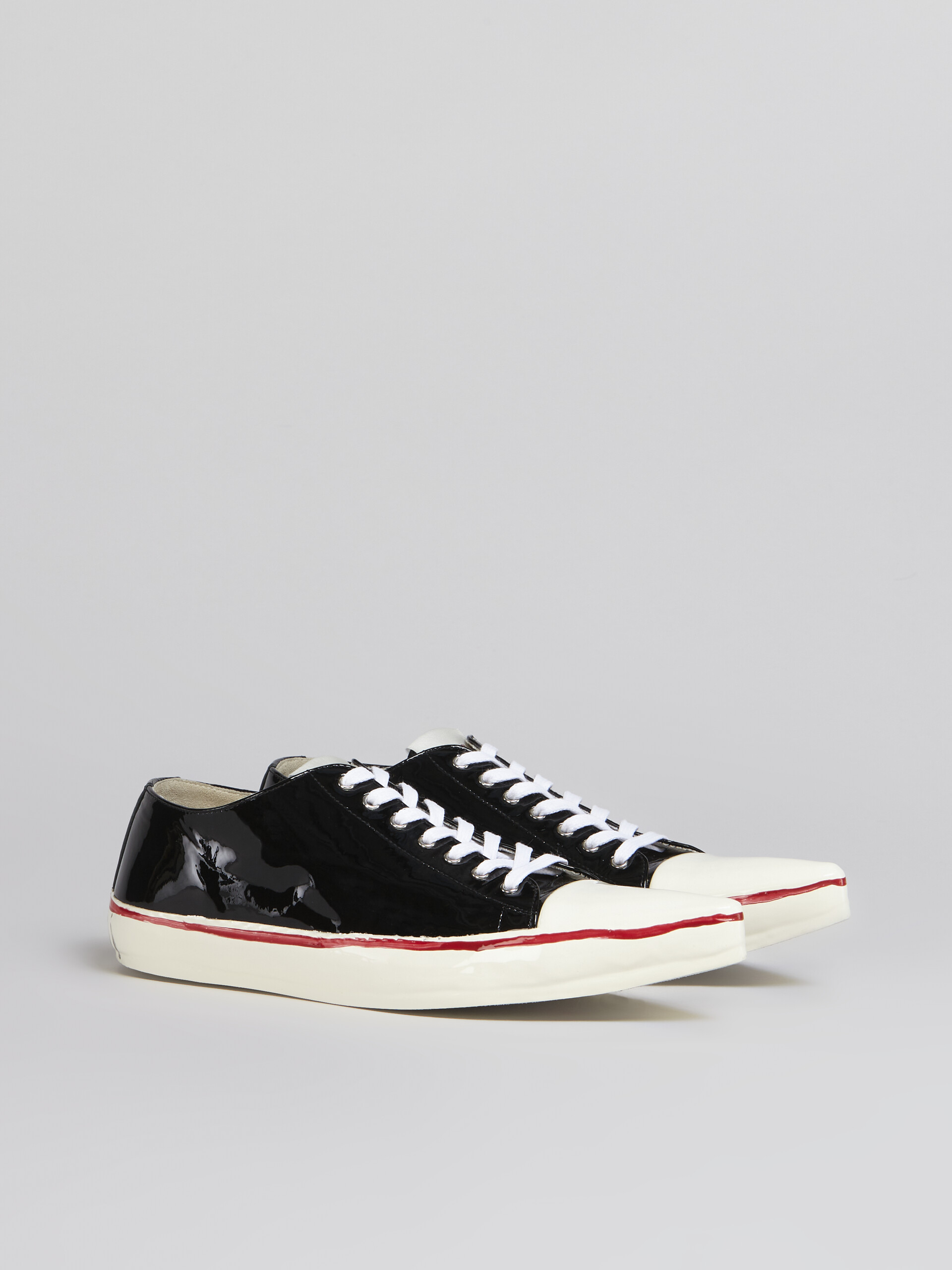 Patent leather GOOEY low-top sneaker w/Marni graffiti-style signature - Sneakers - Image 2