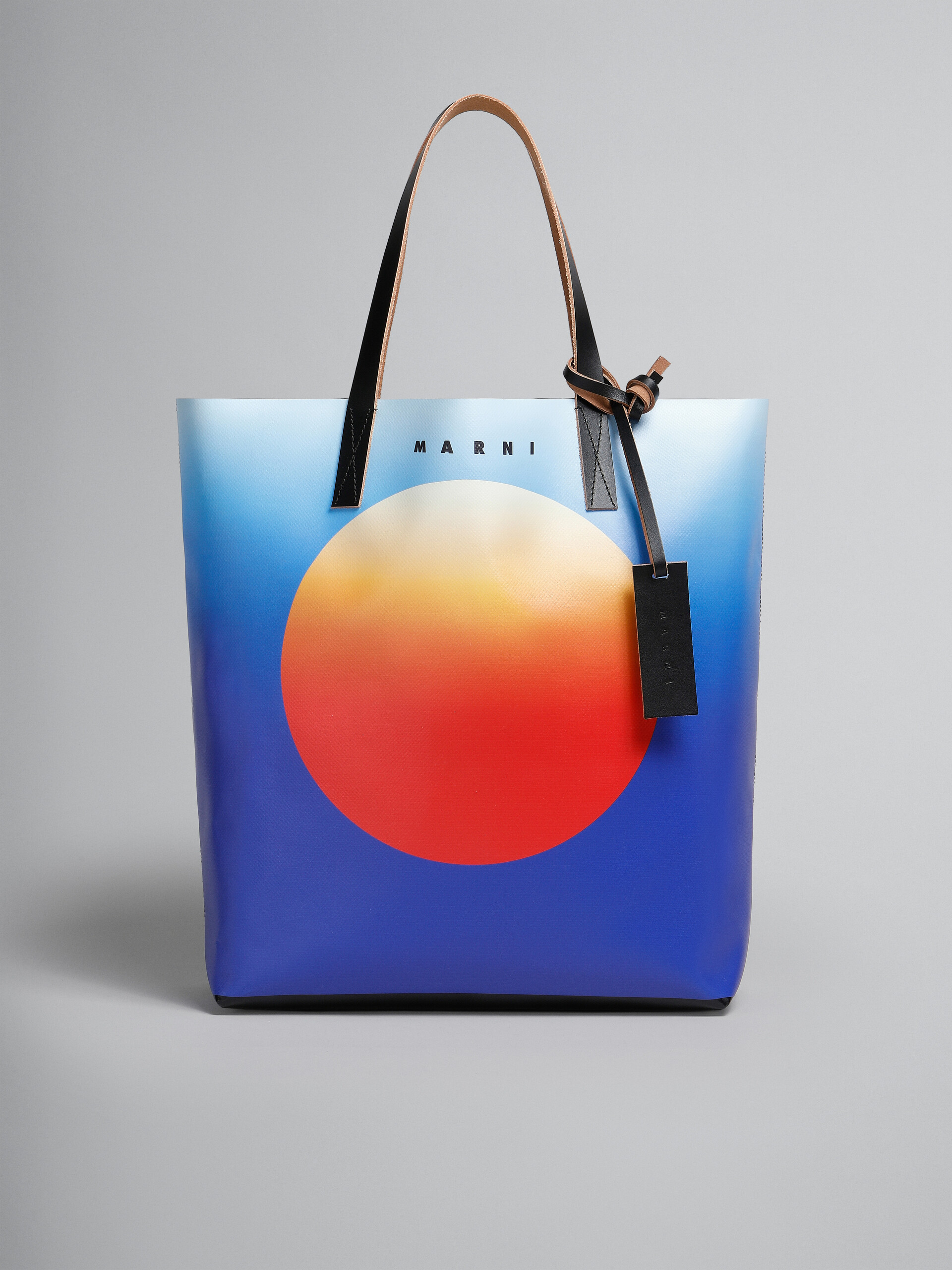 Tribeca Shopping Bag With Sunrise Print Marni