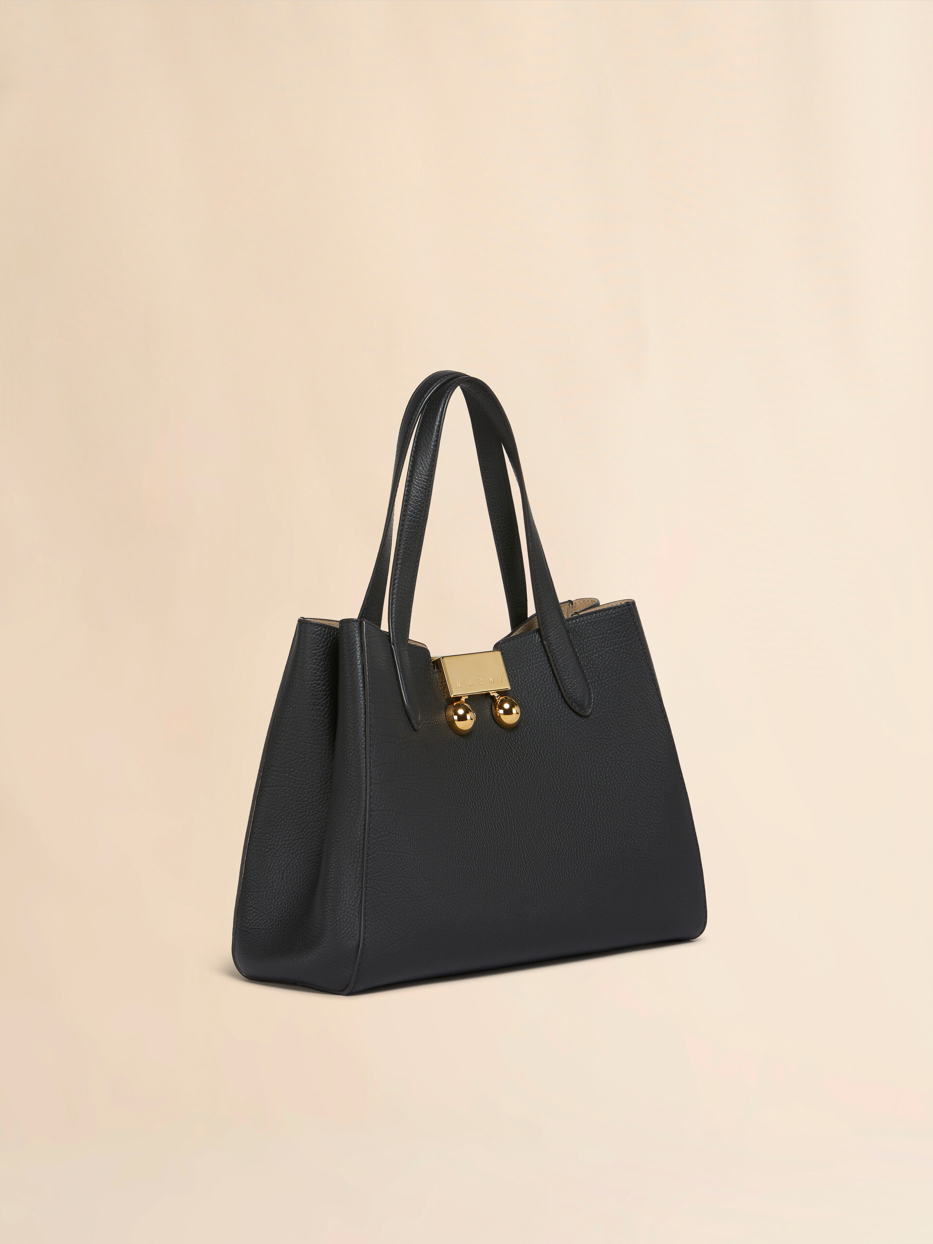 Grey leather Trunkaroo Tote handBag - Handbags - Image 6