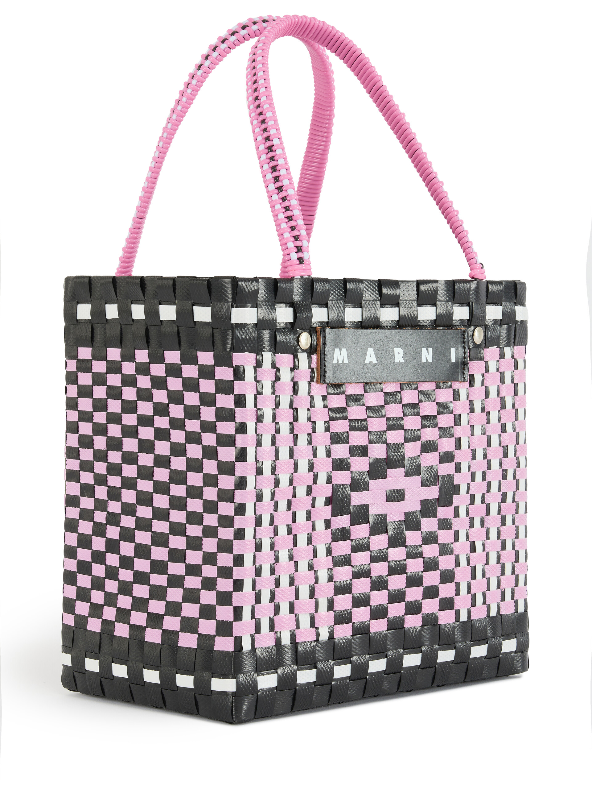 ブラック MARNI MARKET ミニバスケットバッグ - ショッピングバッグ - Image 4